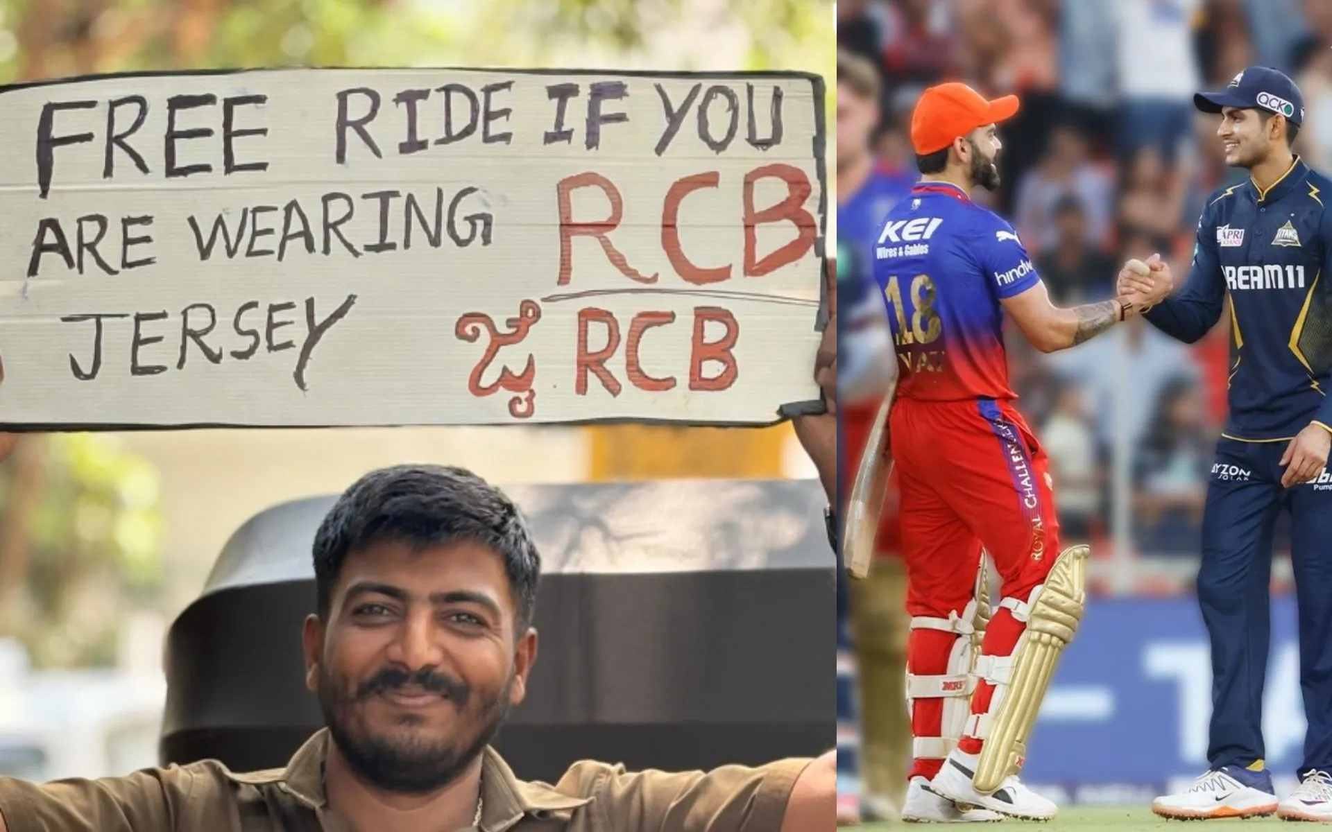 Free auto- rides for RCB vs GT Clash (Source:@Instagram,x.com)