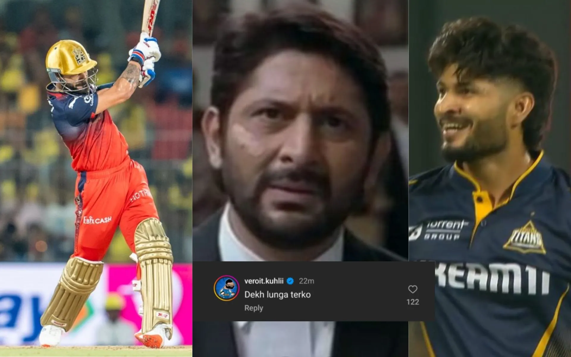 Virat Kohli was dismissed by Arshad Khan [Source: @IndEnfo, @iconic516, @a_common_fan/x.com]
