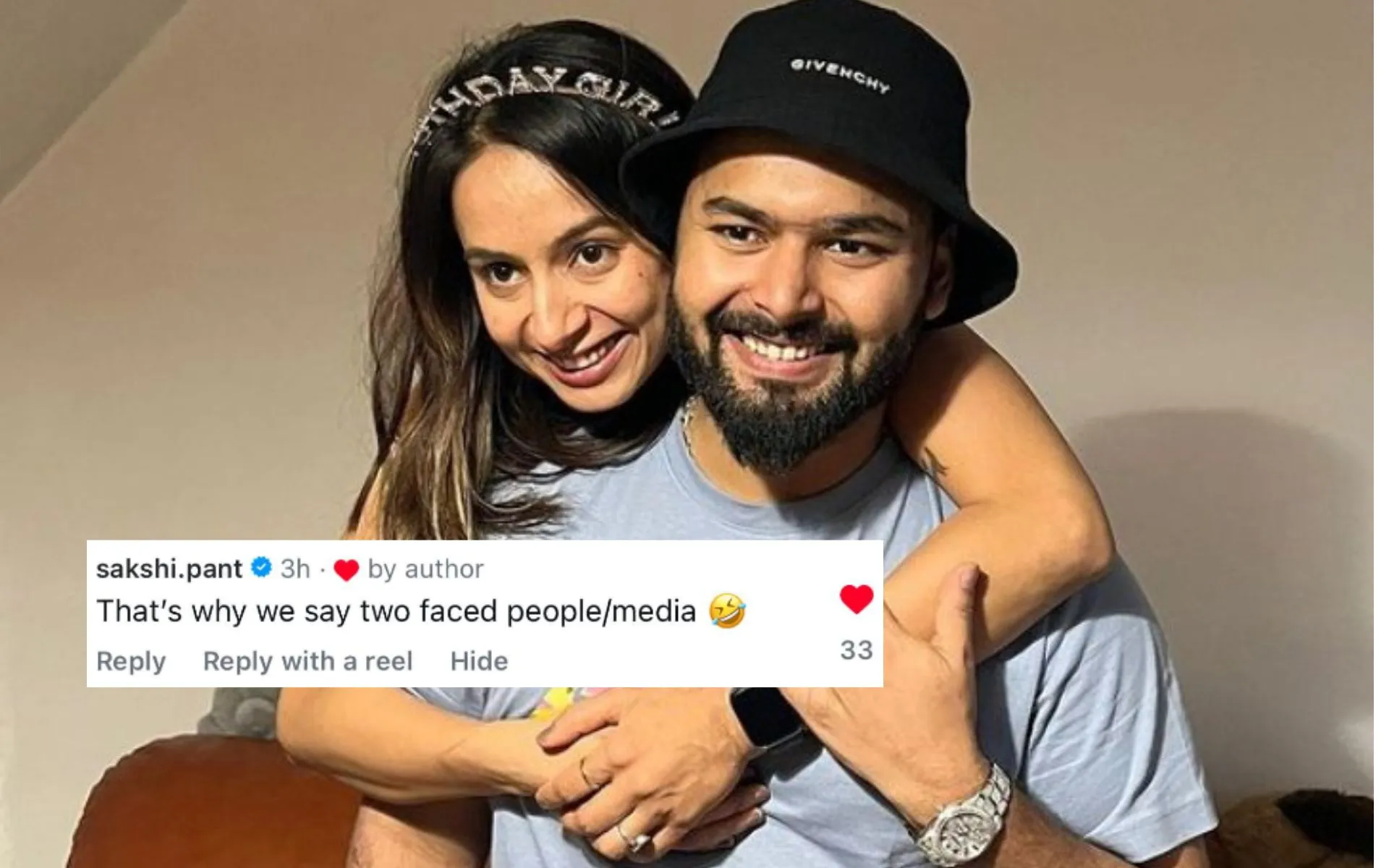 Rishabh Pant's sister hit back at trolls [Source: @ImTanujSingh, @Being_Humor/x.com]