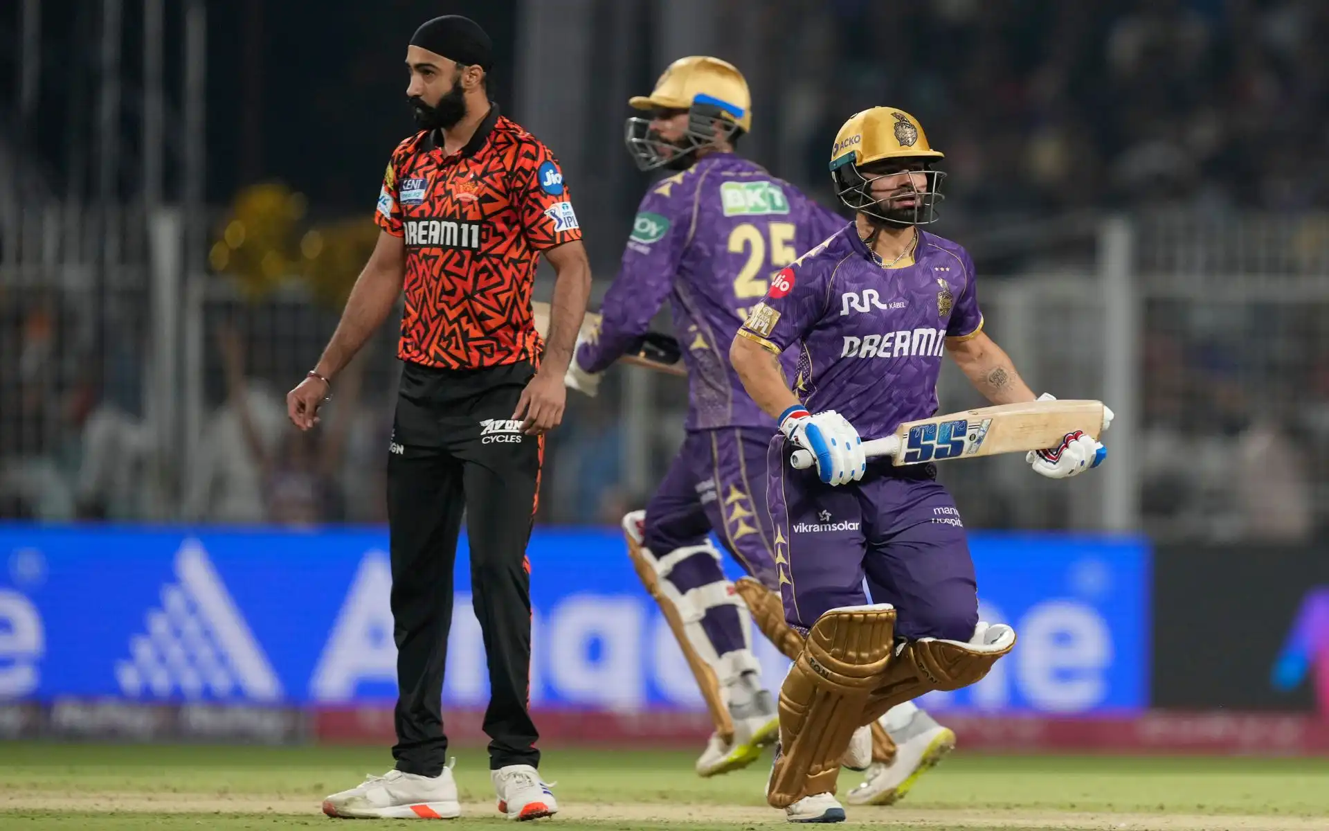Venkatesh Iyer and Rinku Singh [Source: AP Photos]