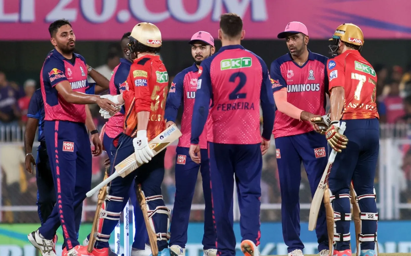 PBKS vs RR Last Match Scorecard [Source: @IPL/X.com]