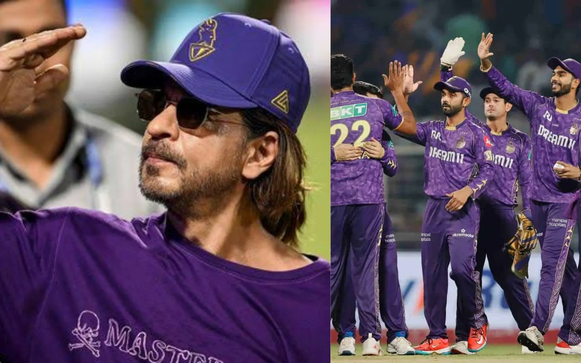 Shah Rukh Khan praises KKR's performance vs SRH (Source:@Rokte_Amarr_KKR,x.com)
