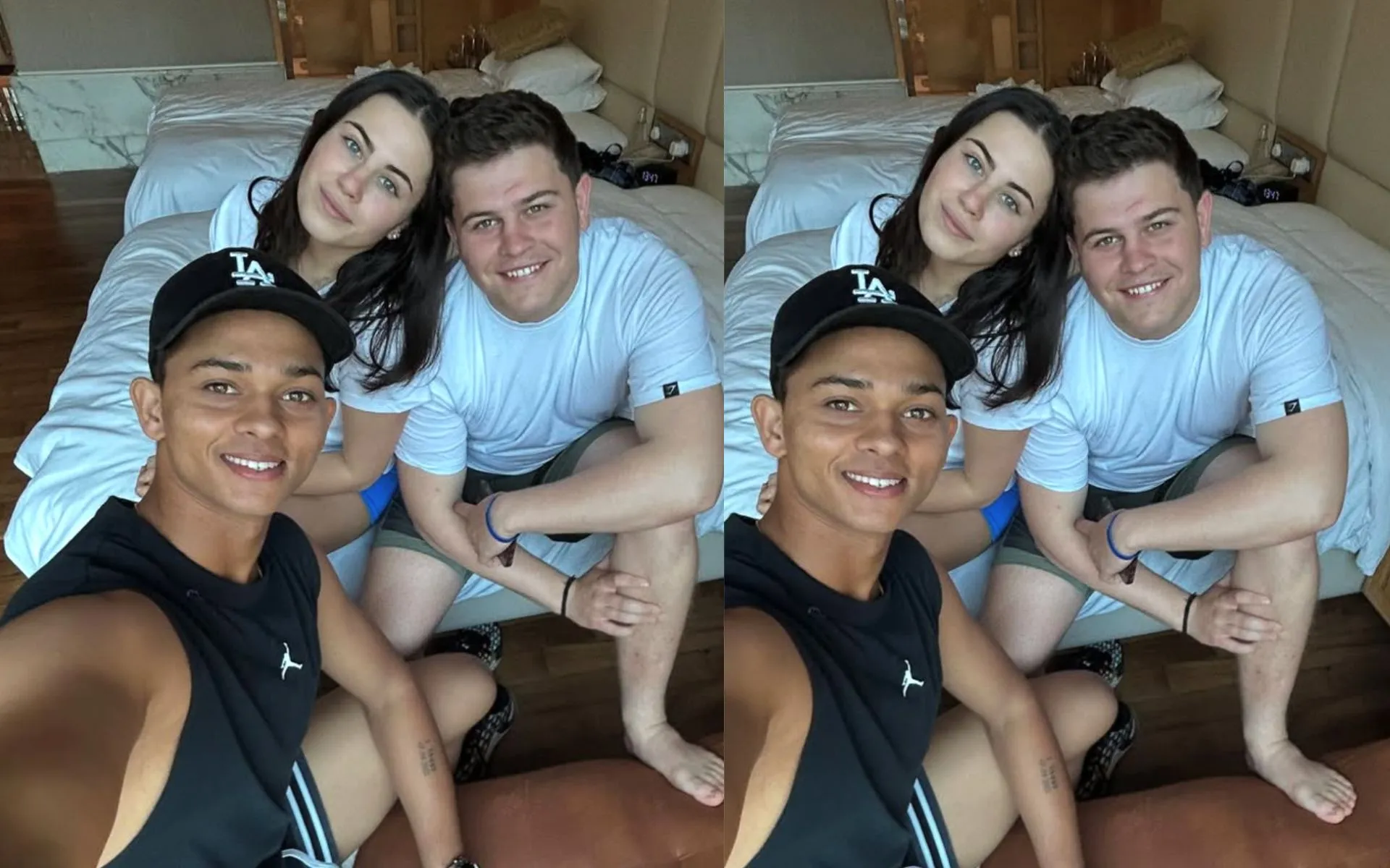 Yashasvi Jaiswal spotted with his alleged girlfriend [Source: yashasvijaiswal28/X.com]