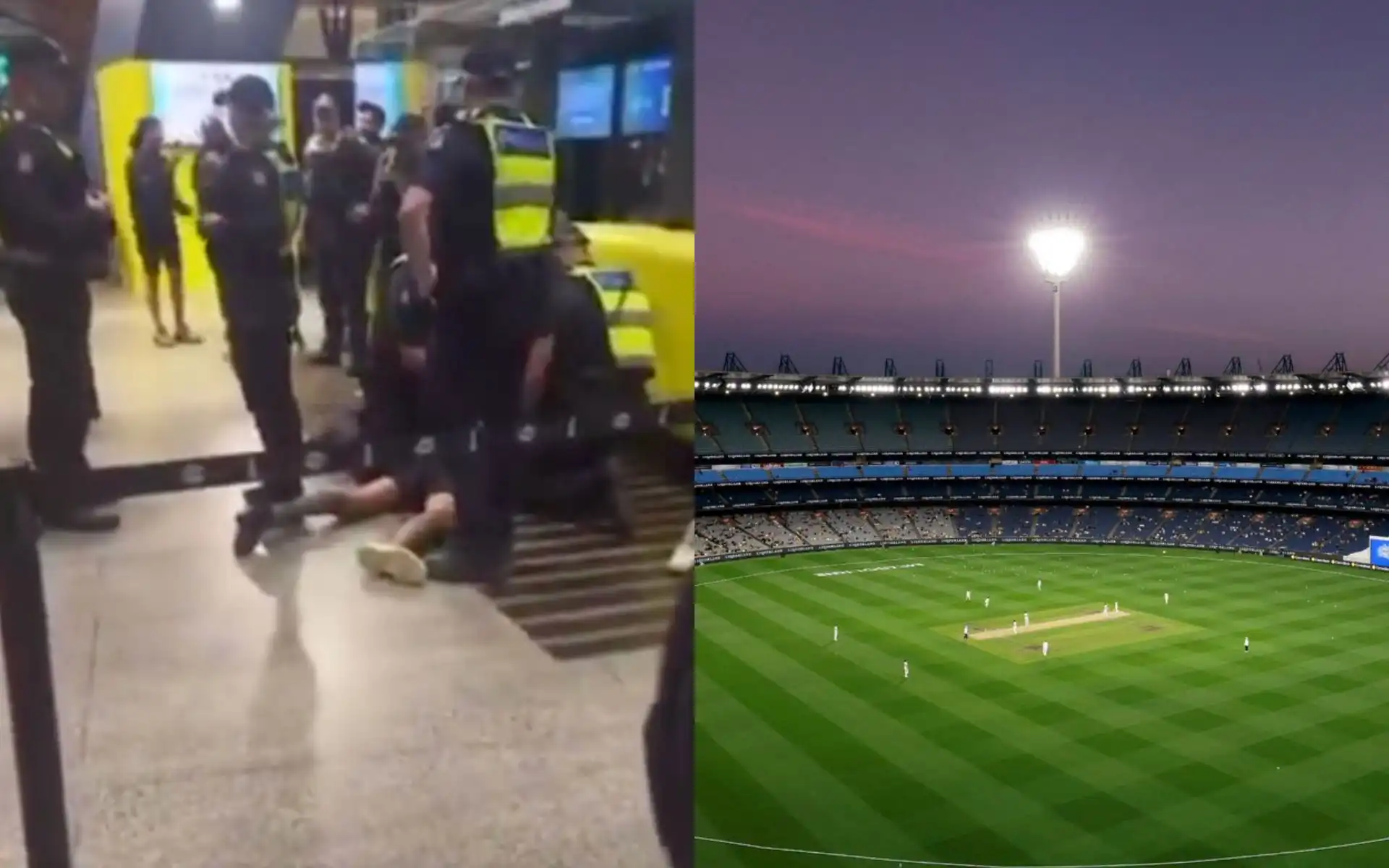 MCG Stadium reports security breach [Source: @MenachemV, @ragav_x/X.com]
