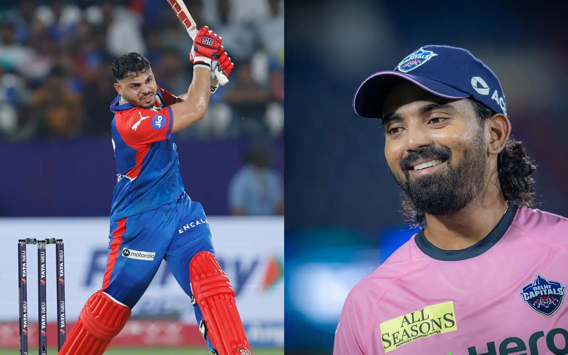 Ashutosh Sharma and KL Rahul [Source: @mufaddal_vohra/X]
