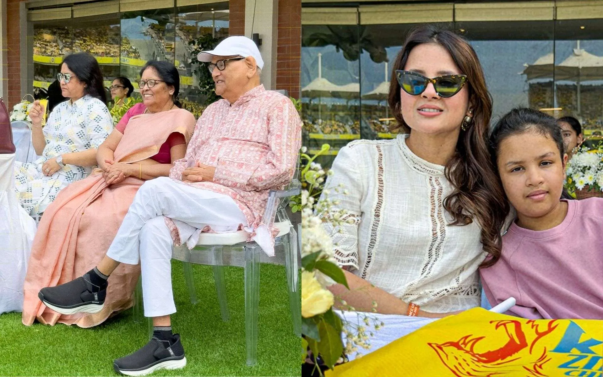 MS Dhoni's family [Source: @CricCrazyJohns/x.com]