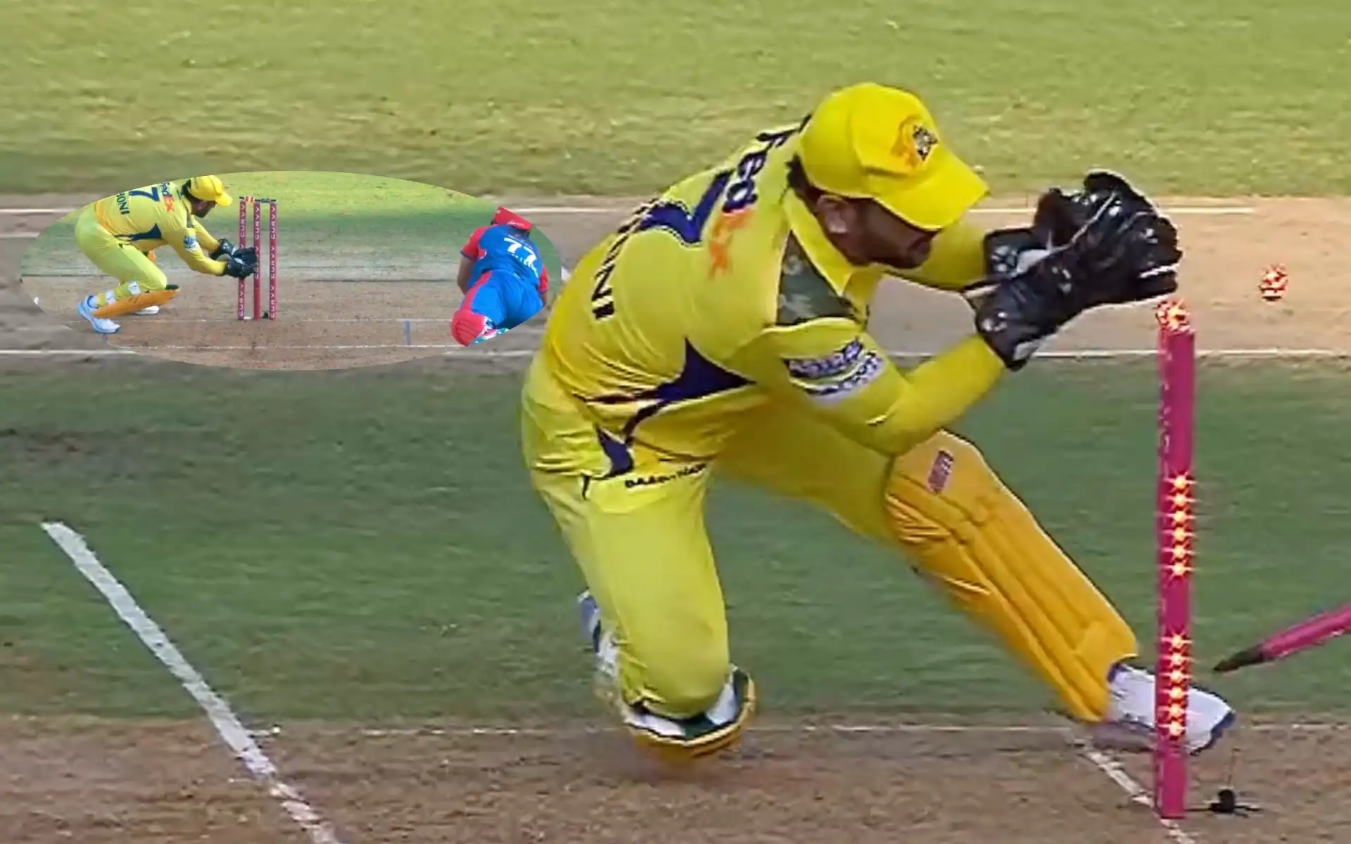 Fastest Wicketkeeper At Age 43! MS Dhoni Pulls Off Diving Run Out Of Ashutosh Sharma