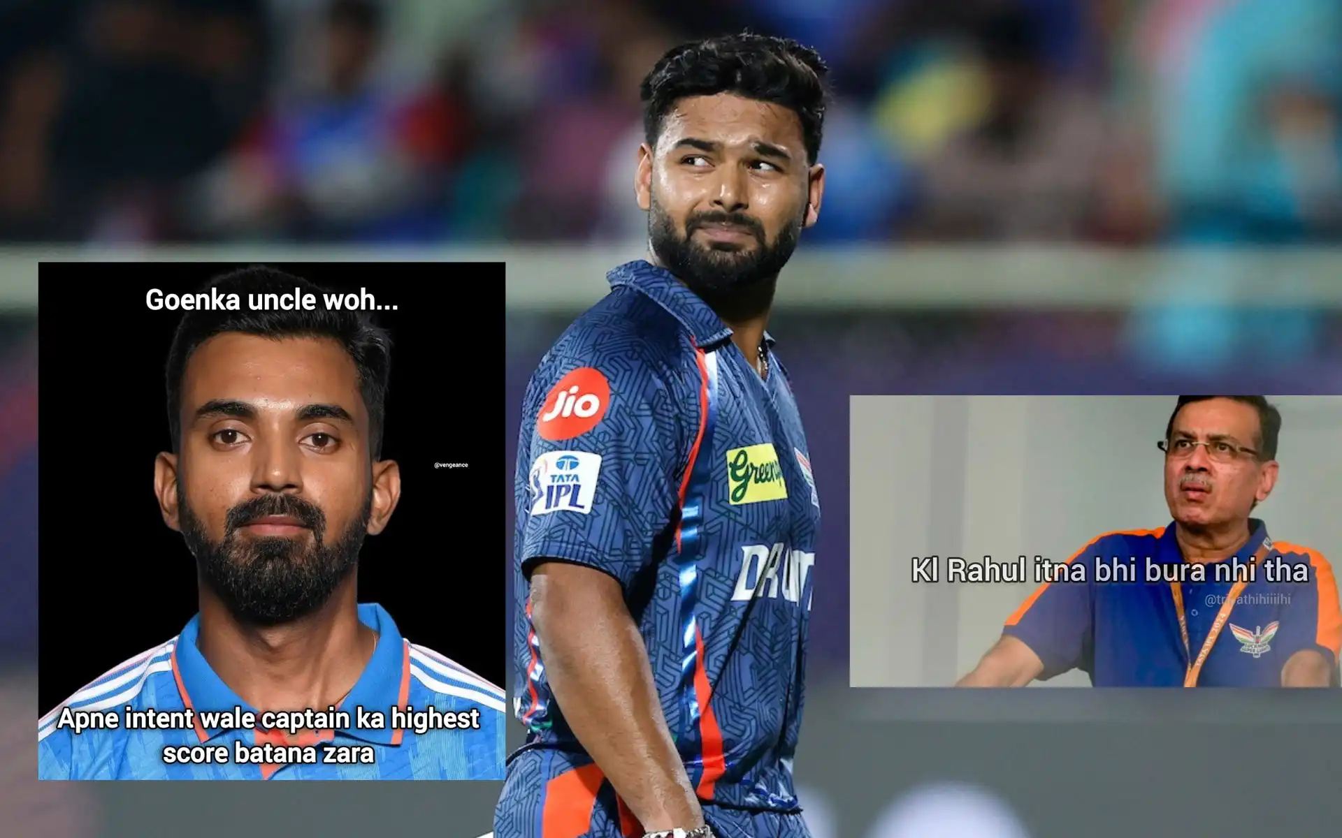 ट्विटर पर प्रशंसकों द्वारा ऋषभ पंत को ट्रोल किया जा रहा है [स्रोत: @ESPNcricinfo, @vampire3210/x.com]