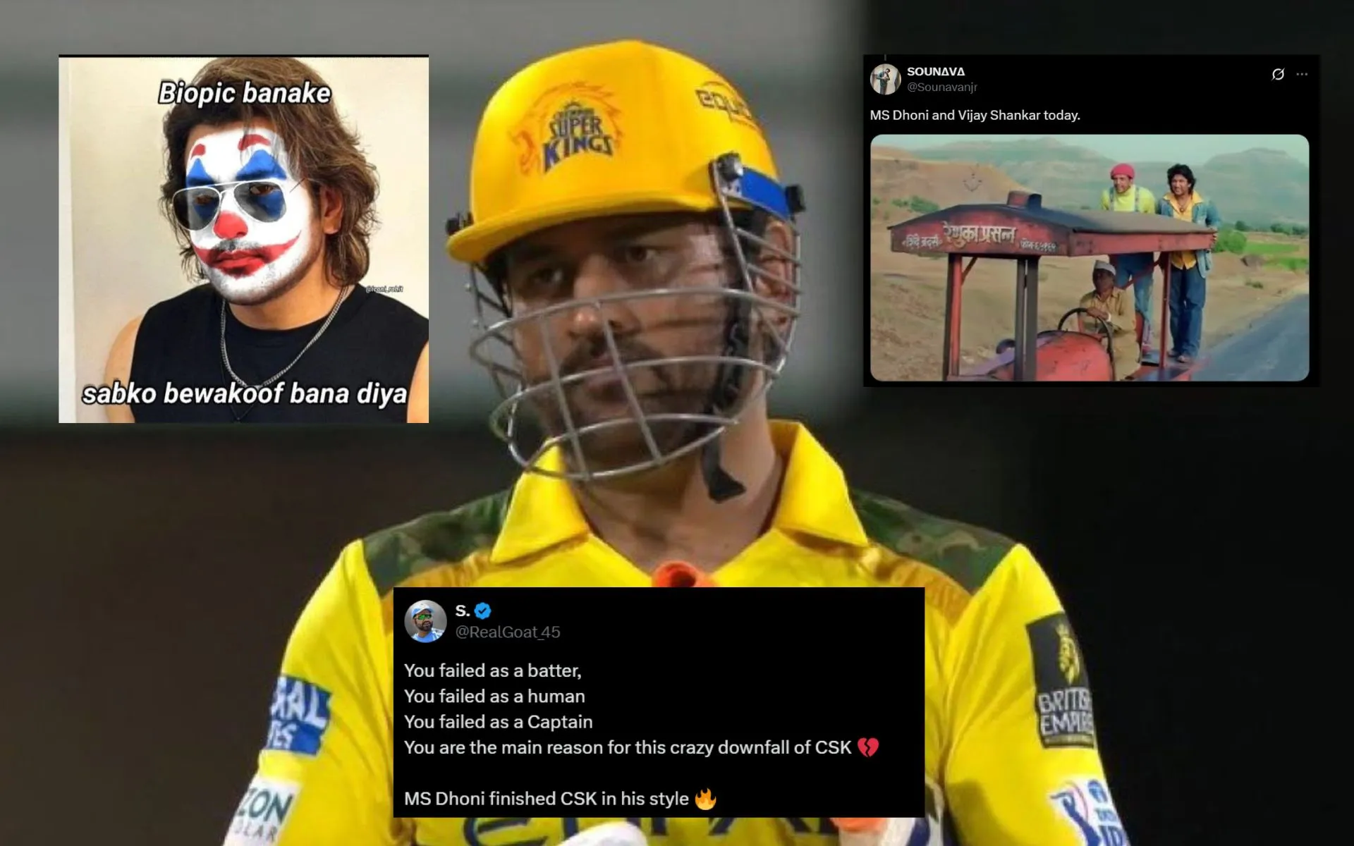 MS Dhoni [Source: @rohann__45/X]