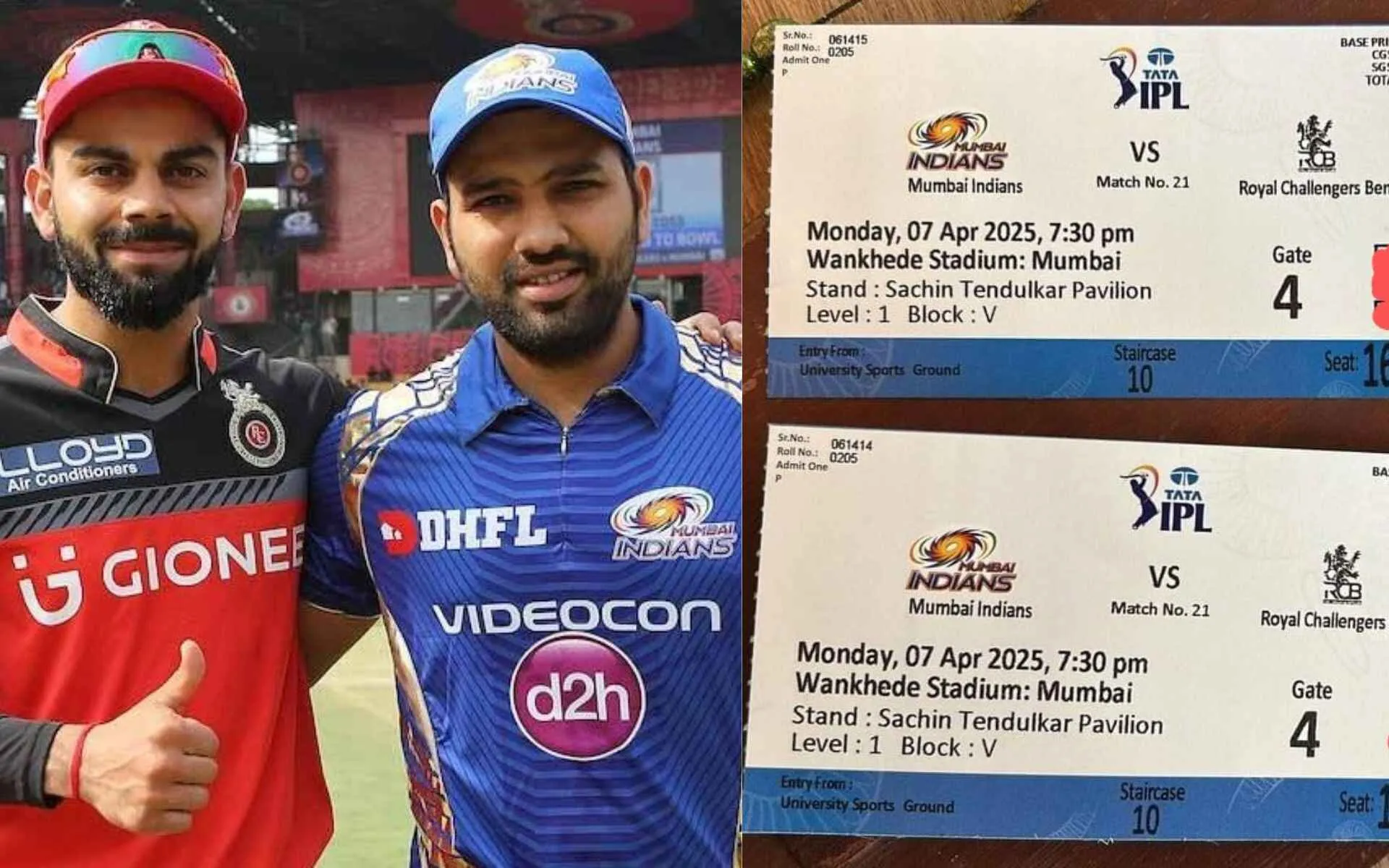 MI vs RCB 20th Match (Source:@TheCricketPanda,x.com)