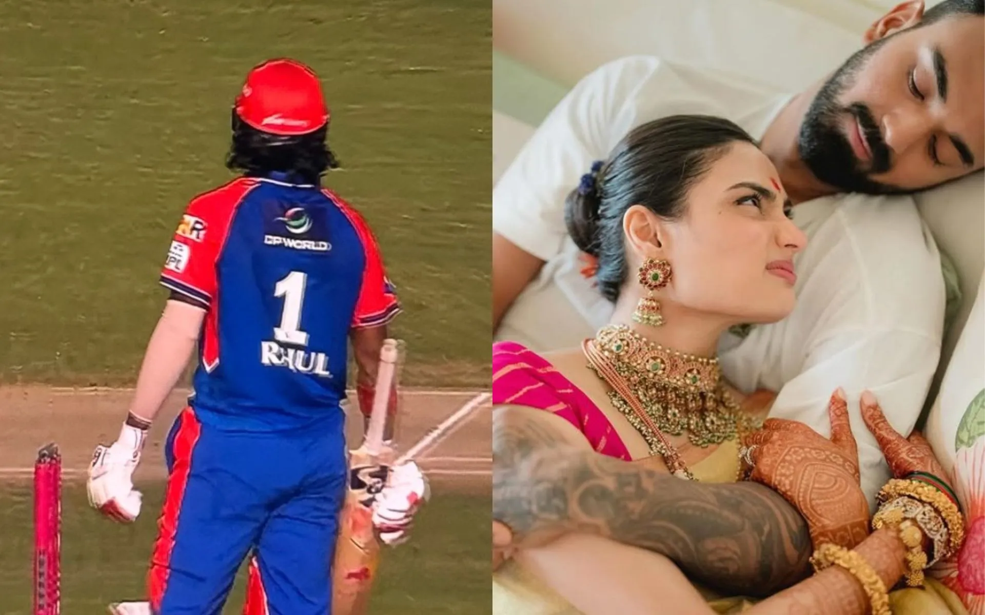 Athiya Shetty Shares A HeartFelt Story For KL Rahul [Source: @bolly_dude and @CricCrazyJohns/X.com]