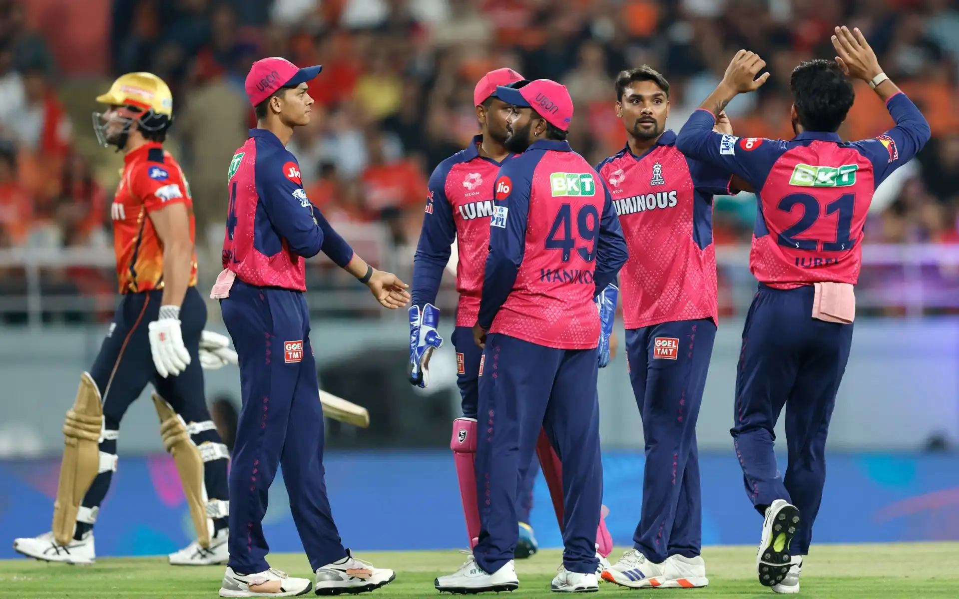 RR beat PBKS in IPL 2025 [Source: @IPL/X.com]