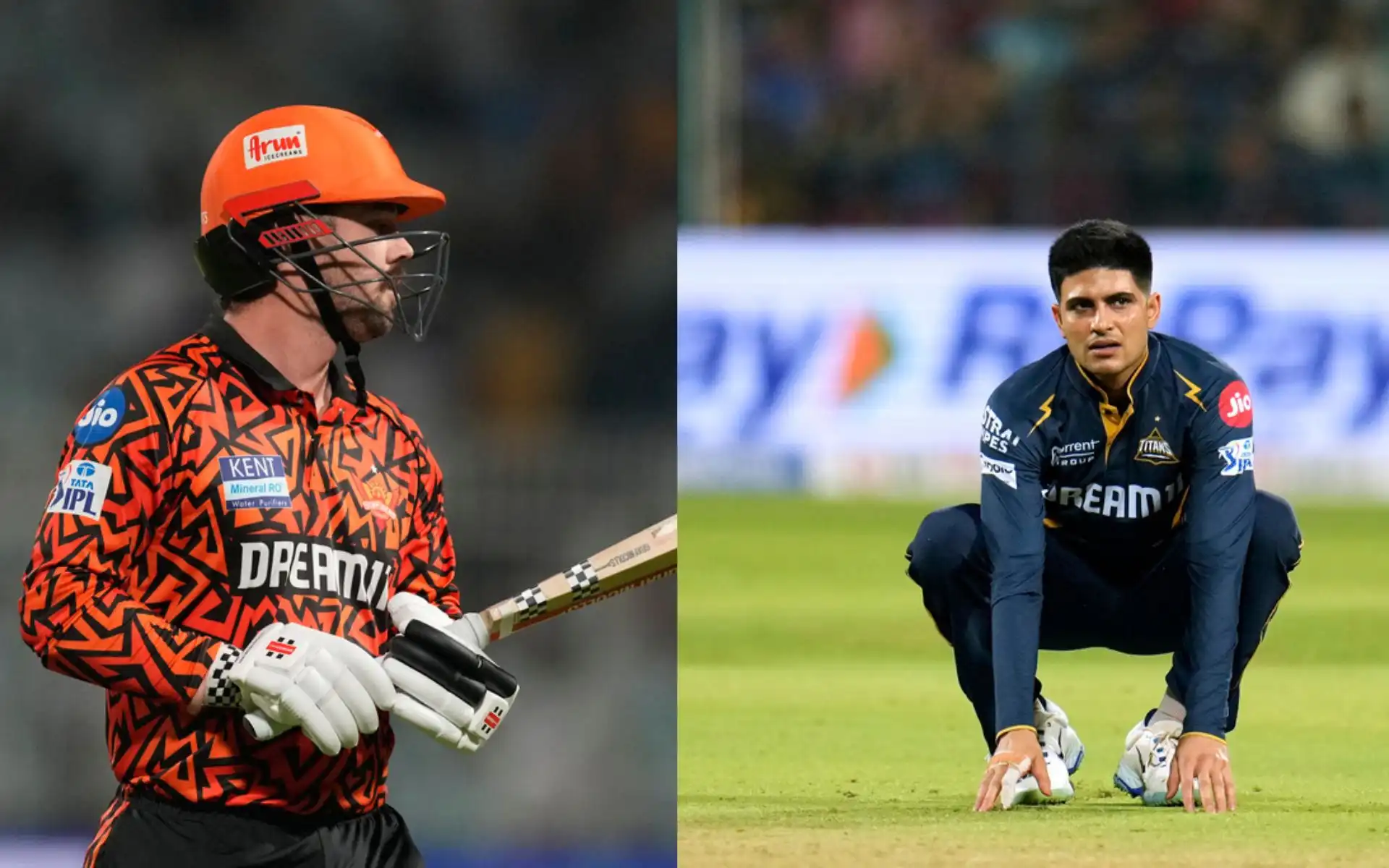 Travis Head and Shubman Gill in IPL 2025 (Source: AP Photos)