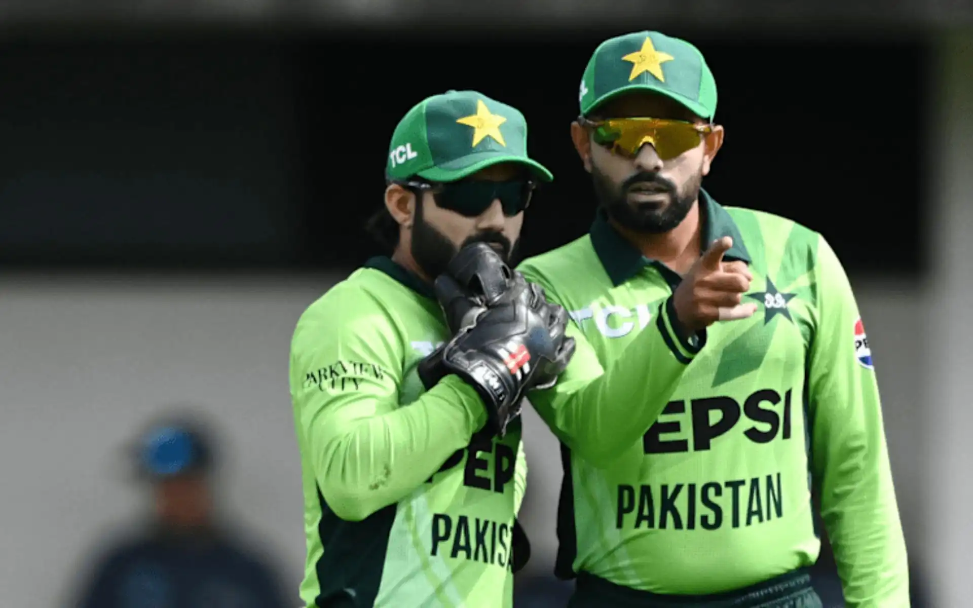Mohammad Rizwan and Babar Azam (Source:@ICC/X.com)