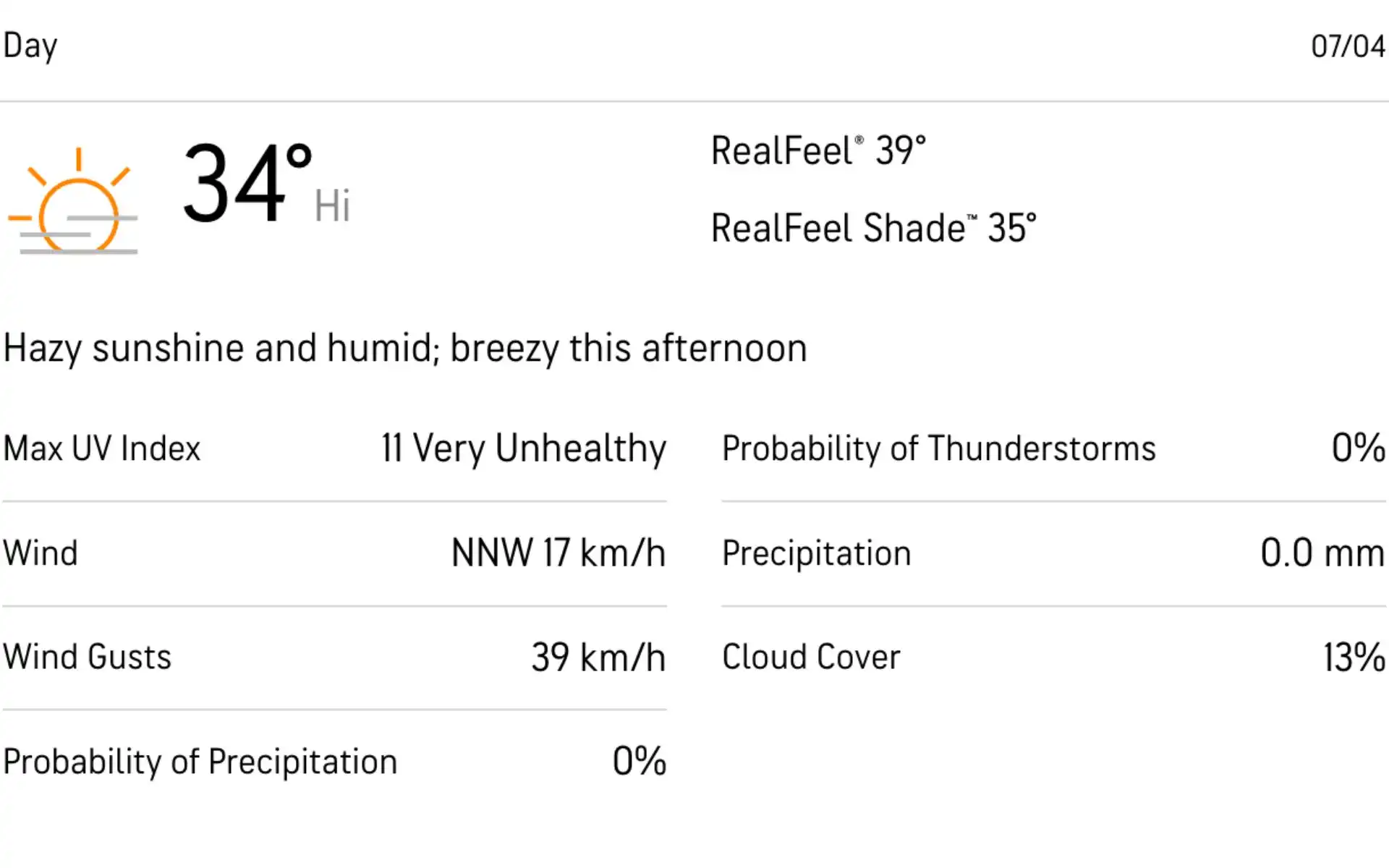 Wankhede Stadium weather forecast [Source: AccuWeather]