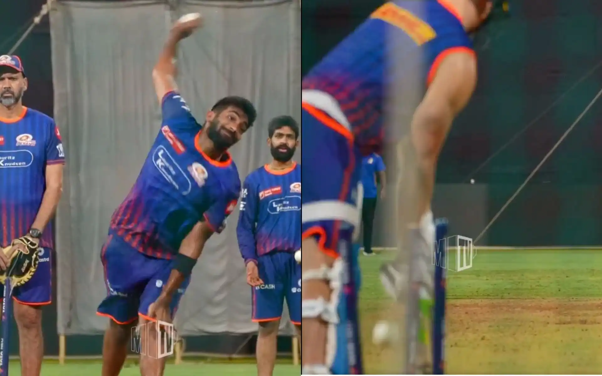 Bumrah castled MI batter with a yorker [Source: @mipaltan/X]