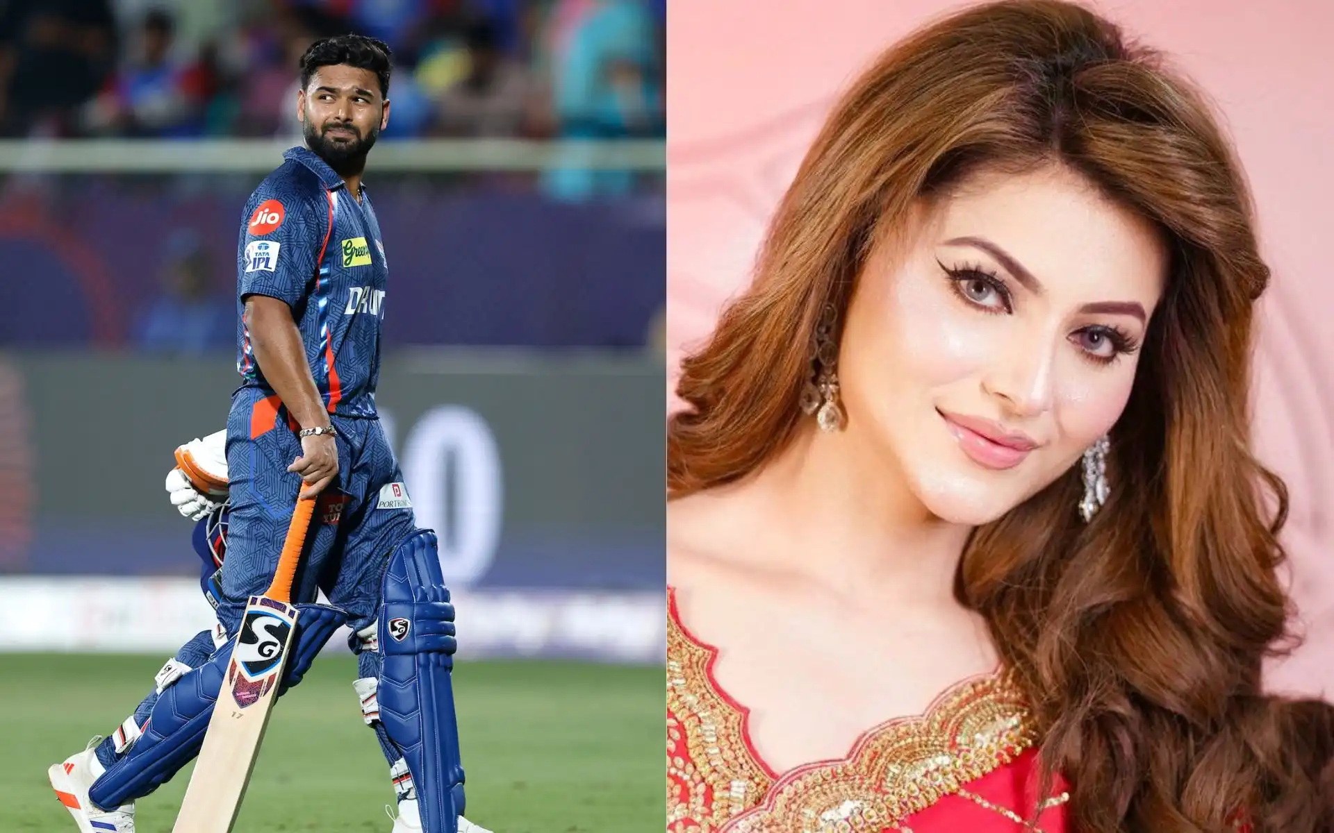 Urvashi Rautela names her favourite IPL 2025 team [Source: @Rajiv1841 and @iamsarthkraj/X.com]