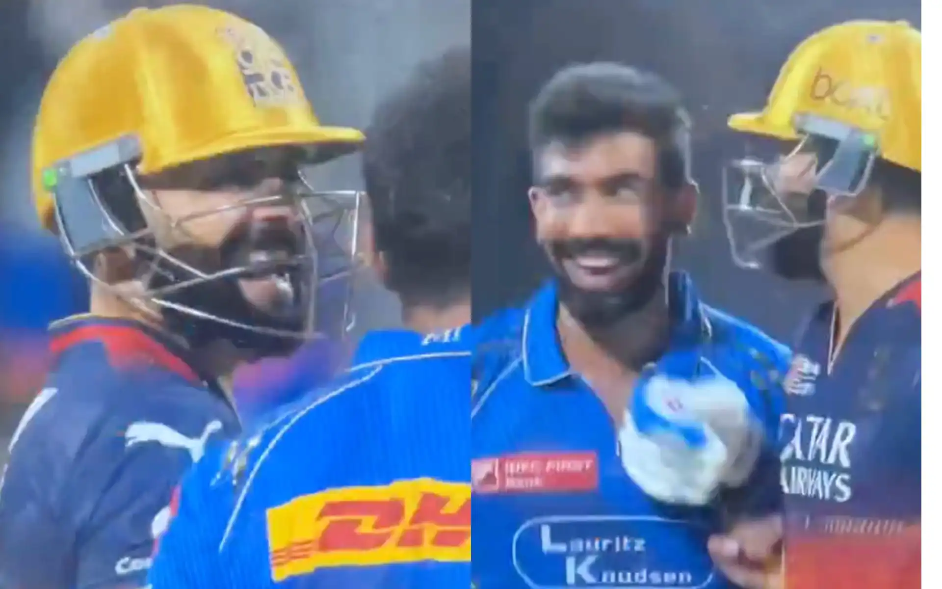 Virat Kohli and Jasprit Bumrah [Source: @ChaudharyAkshS1/x.com]