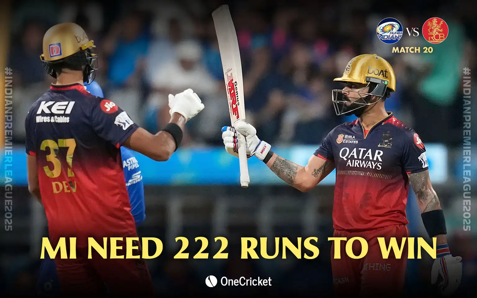 MI vs RCB Live Updates: IPL 2025 Match Score, Live Streaming, Toss Update, Highlights