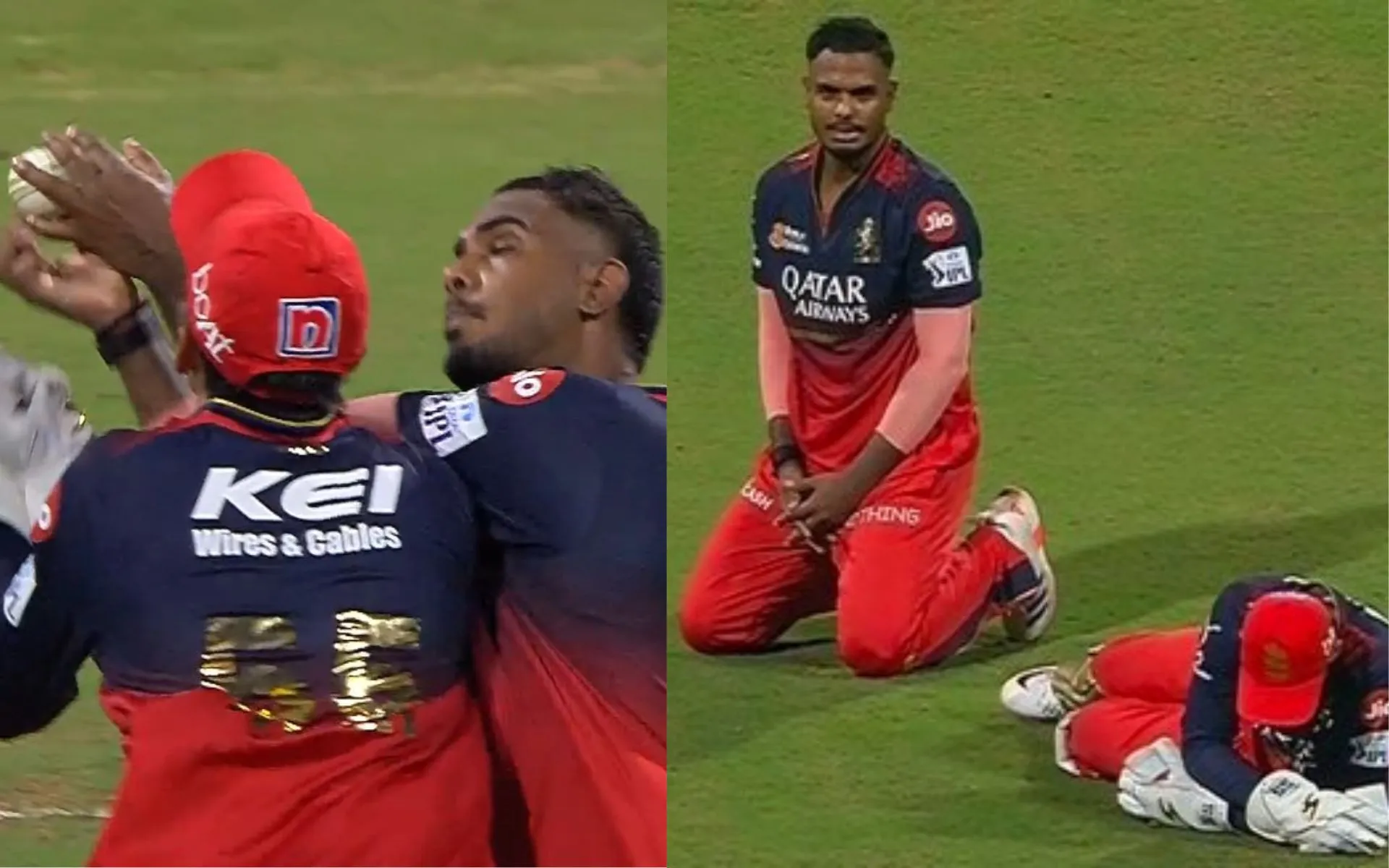 Yash Dayal and Jitesh - (Source : @ScreenGrab)