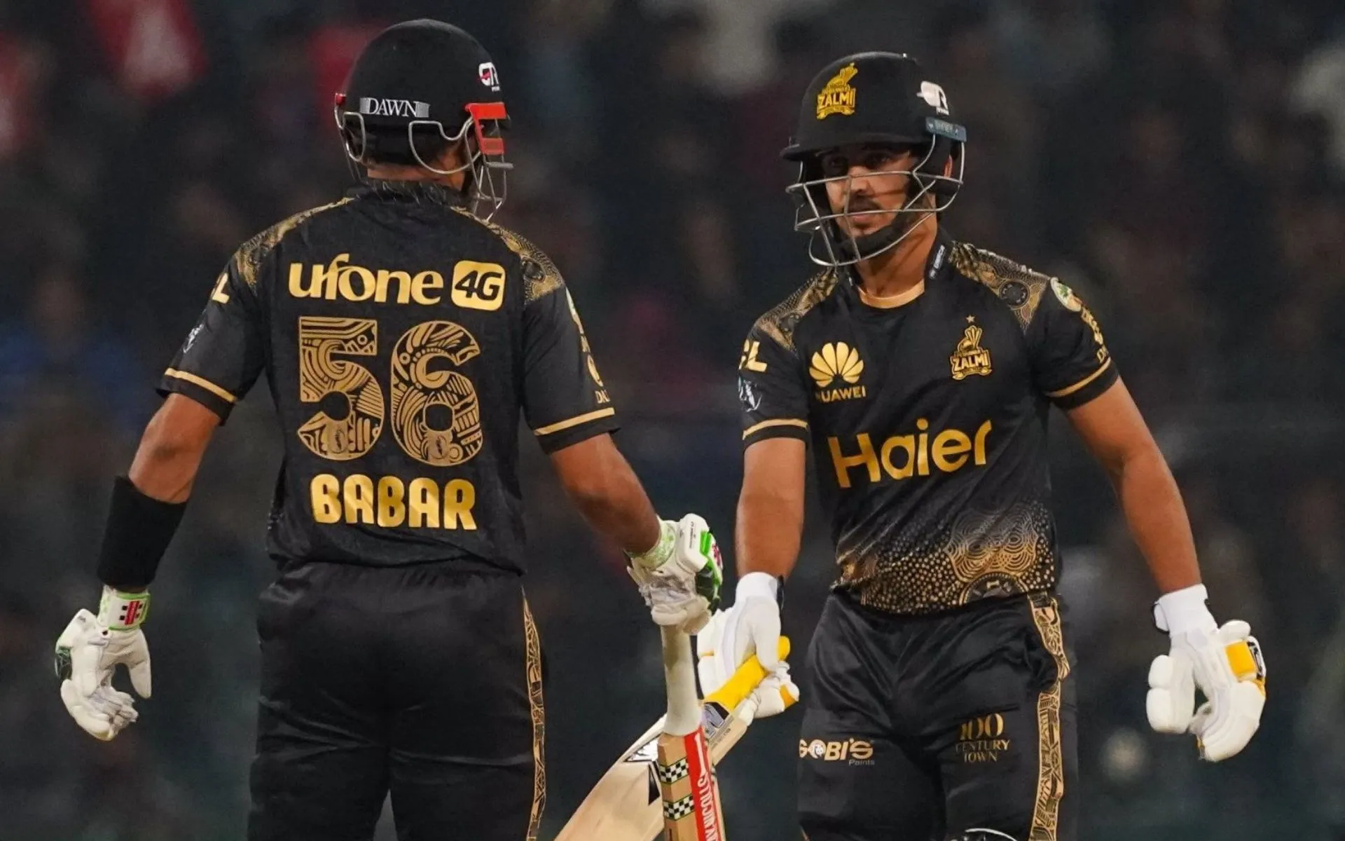 Babar Azam and Saim Ayub in PSL 2025 (Source:@grassrootscric/X.com)