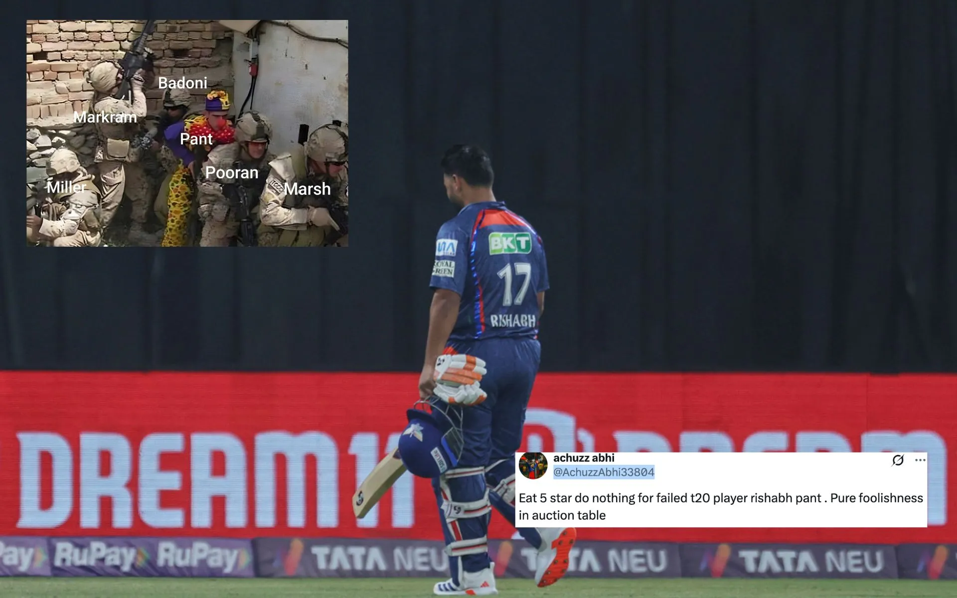 Rishabh Pant trolled (Source: AP Photos)