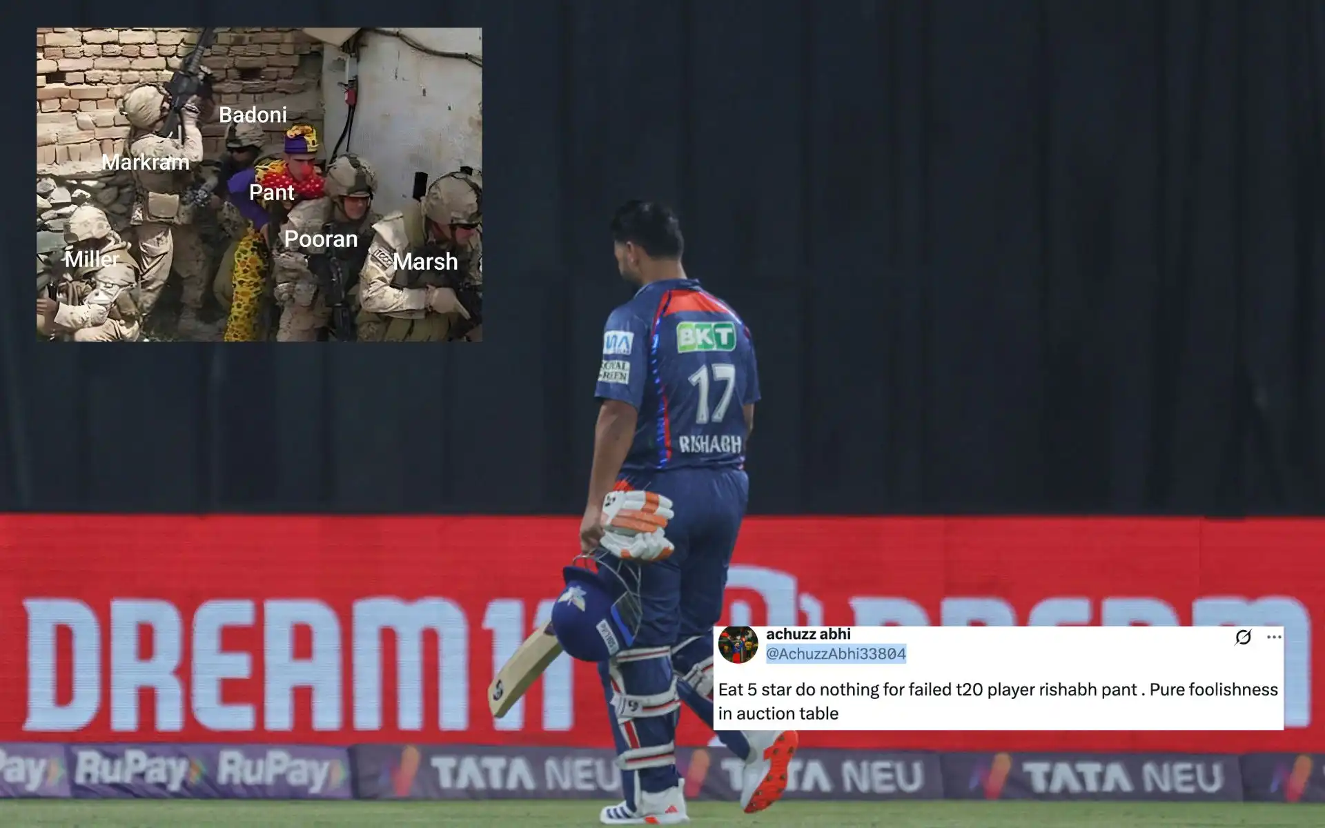 Rishabh Pant trolled (Source: AP Photos)