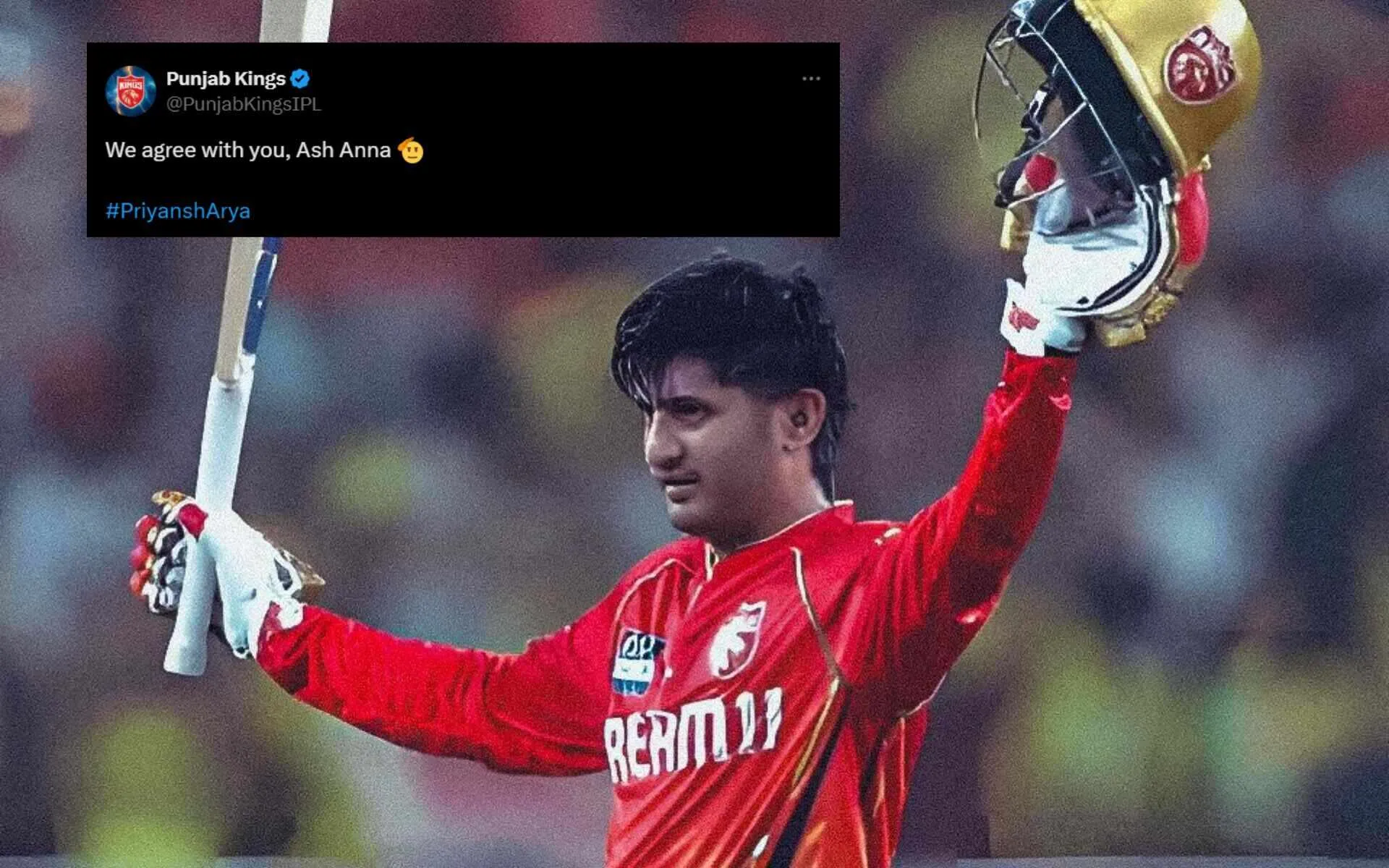 PBKS' Cheeky Dig At Ashwin (Source: @IctHardpics/x.com, @PunjabKingsIPL/x.com)