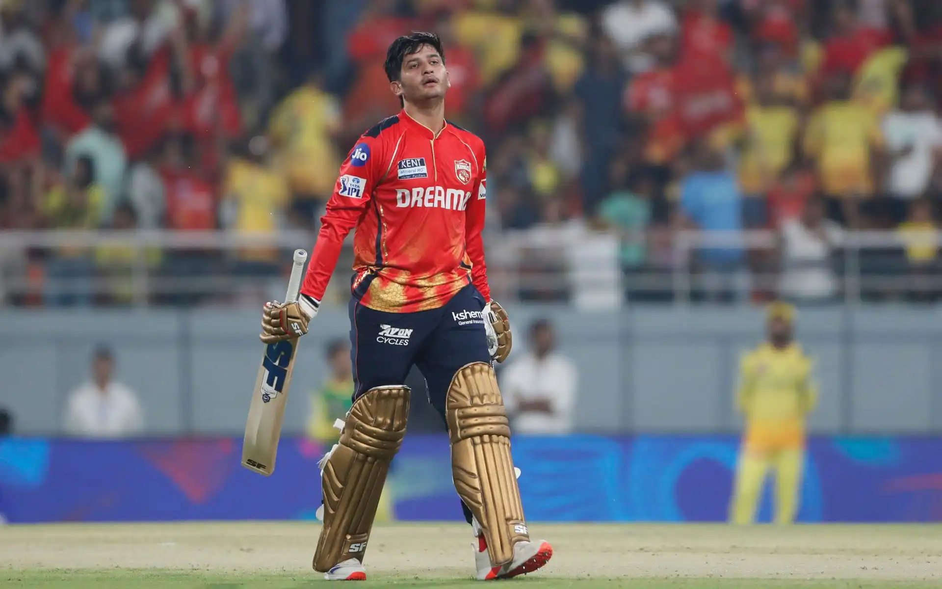 Priyansh Arya hit nine sixes. [Source: AP Photos]