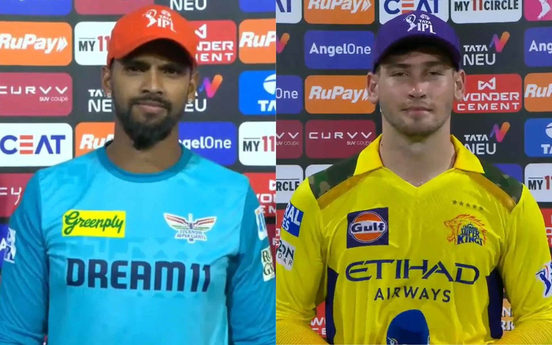 Nicholas Pooran & Noor Ahmad [Source: @IndSportCentral@CricCrazyJohns/x.com]