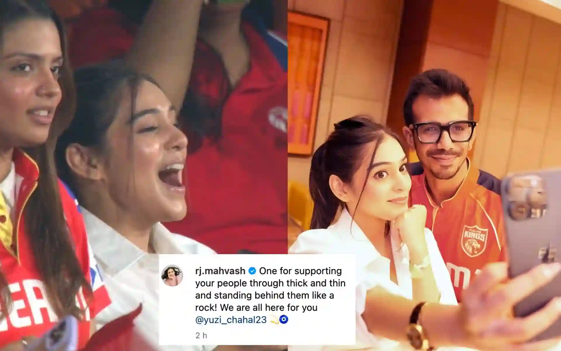 RJ Mahvash with Yuzvendra Chahal (Source:@Instagram)