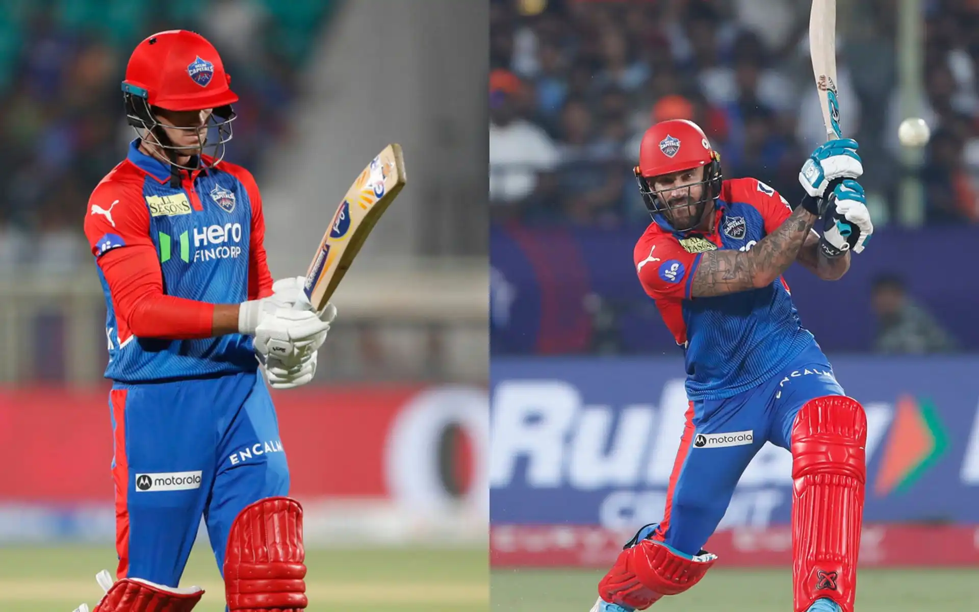 Faf du Plessis and Jake Fraser-McGurk [Source: AP]