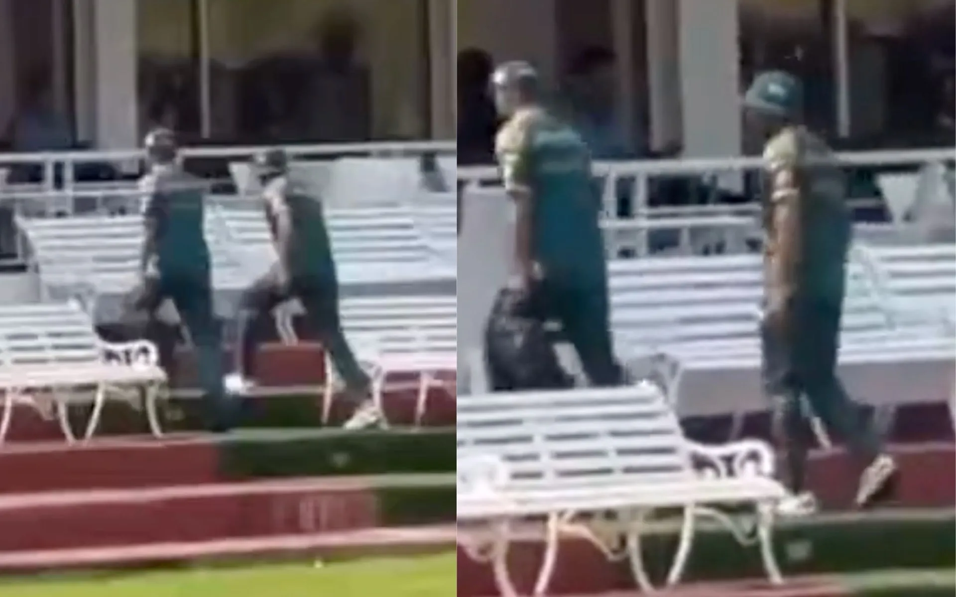 Is Babar injured? [Source: @Nomancricket29/X.COM]
