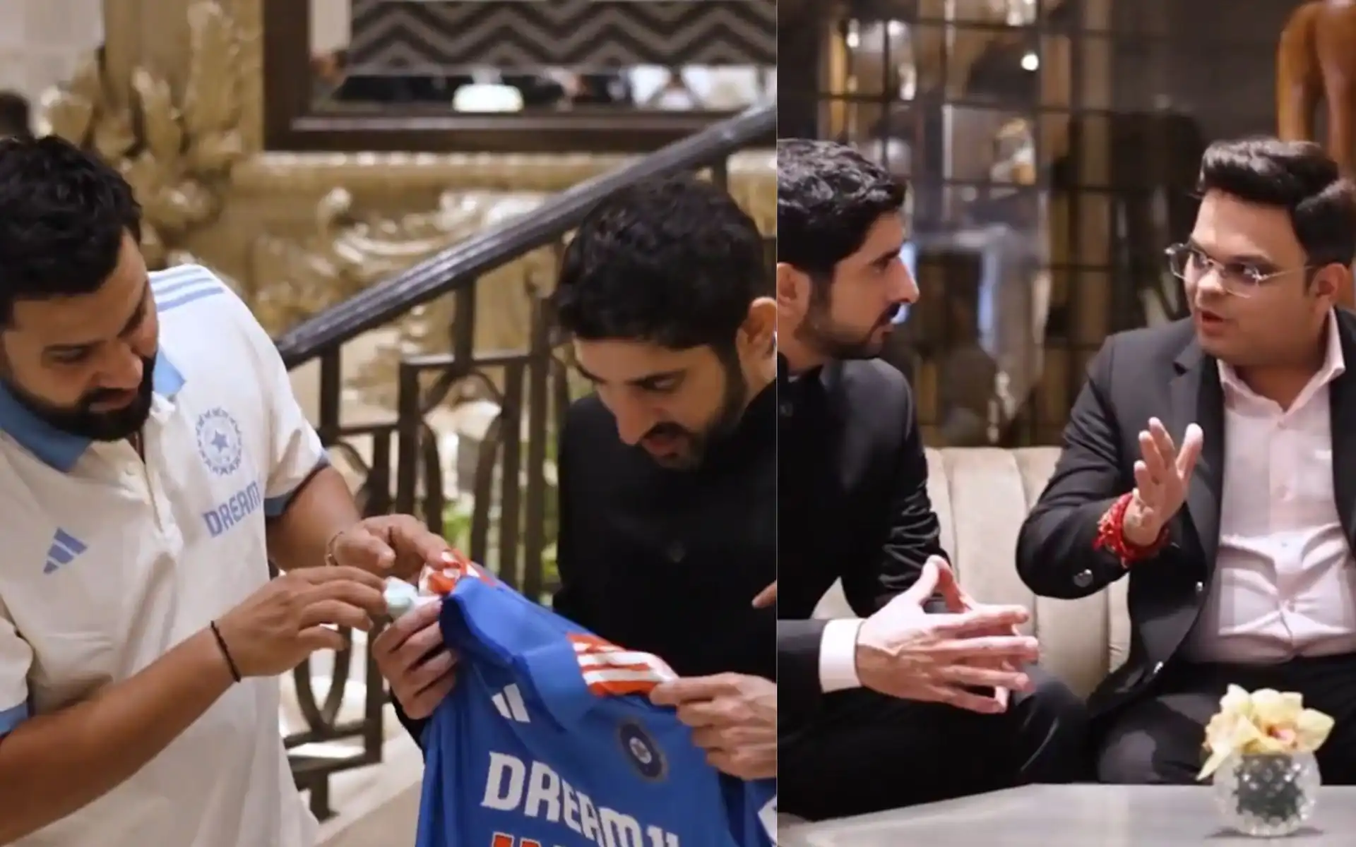 IPL Collaboration? Jay Shah, Rohit Sharma Sit For Diplomatic Chat With Prince Of Dubai