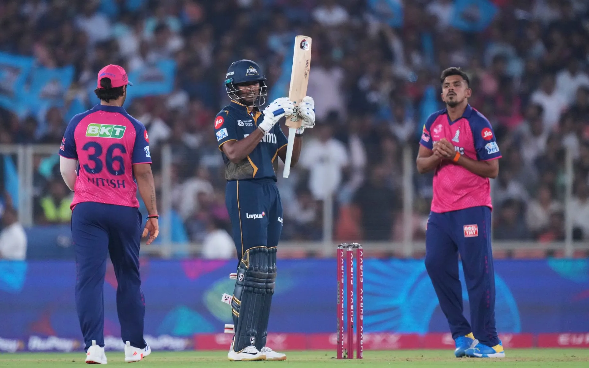 Sai Sudharsan in action (Source: AP Photos)