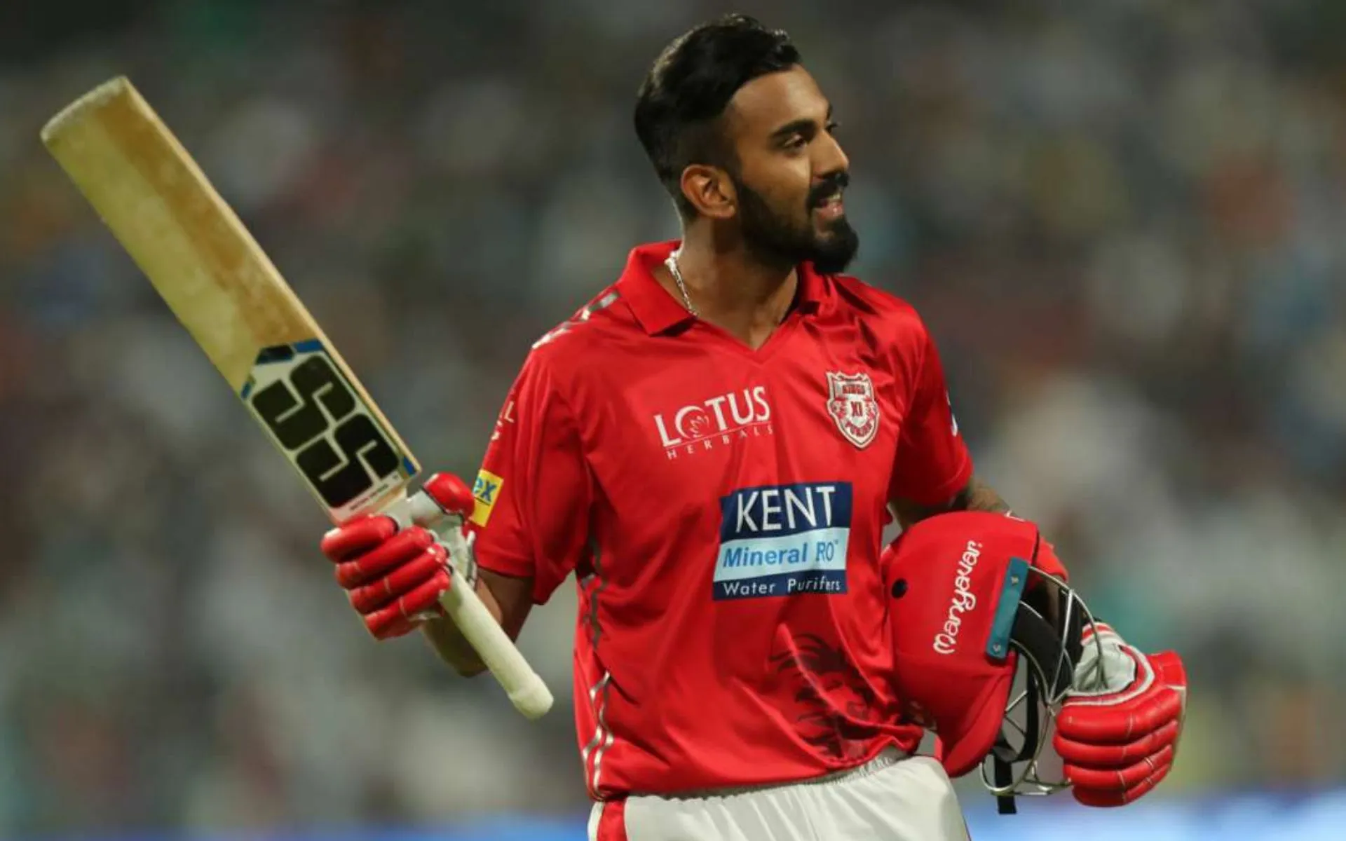 KL Rahul In Kings XI Punjab's Jersey (Source: @TheYorkarBall/x.com)