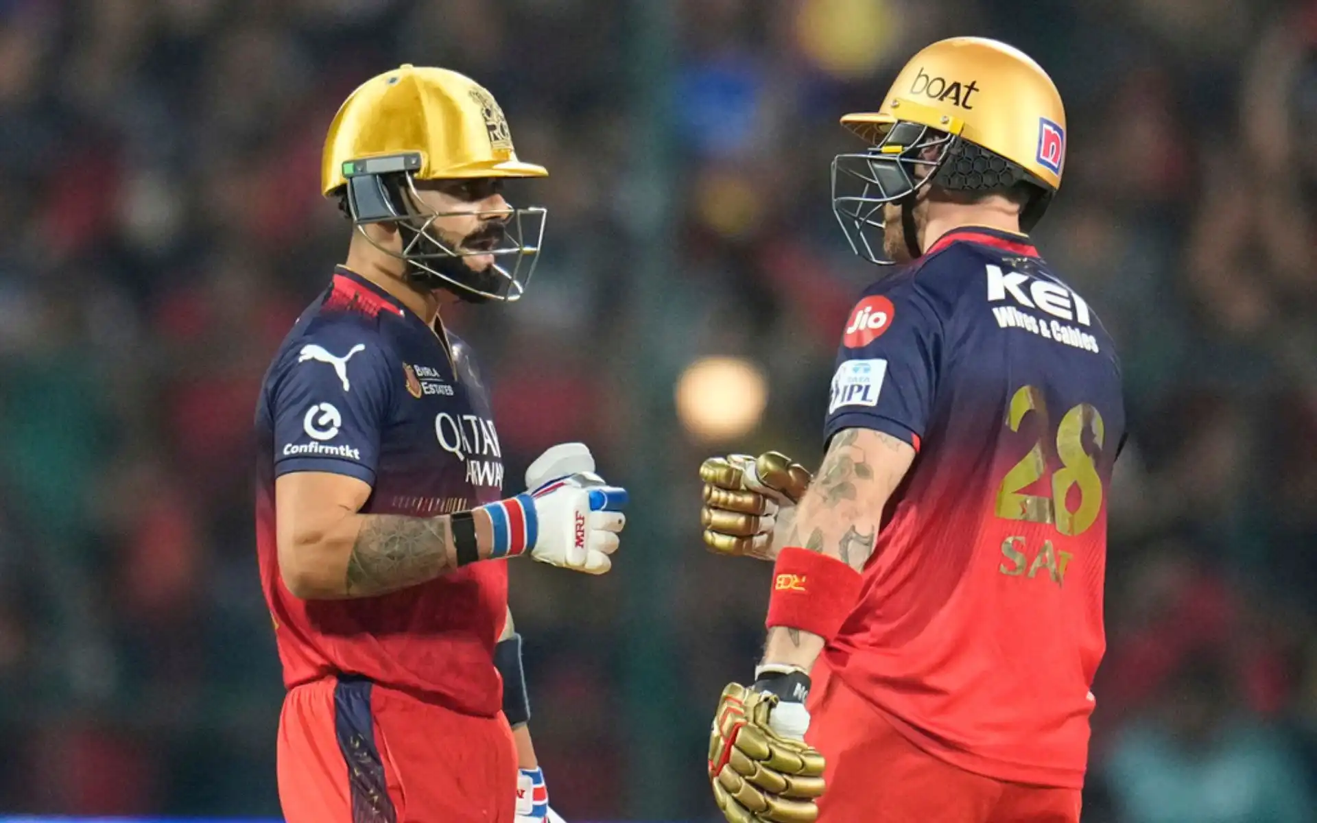 Salt and Virat Kohli Destroy Starc; RCB Duo Kneel Down DC Star With A 30-Run Over