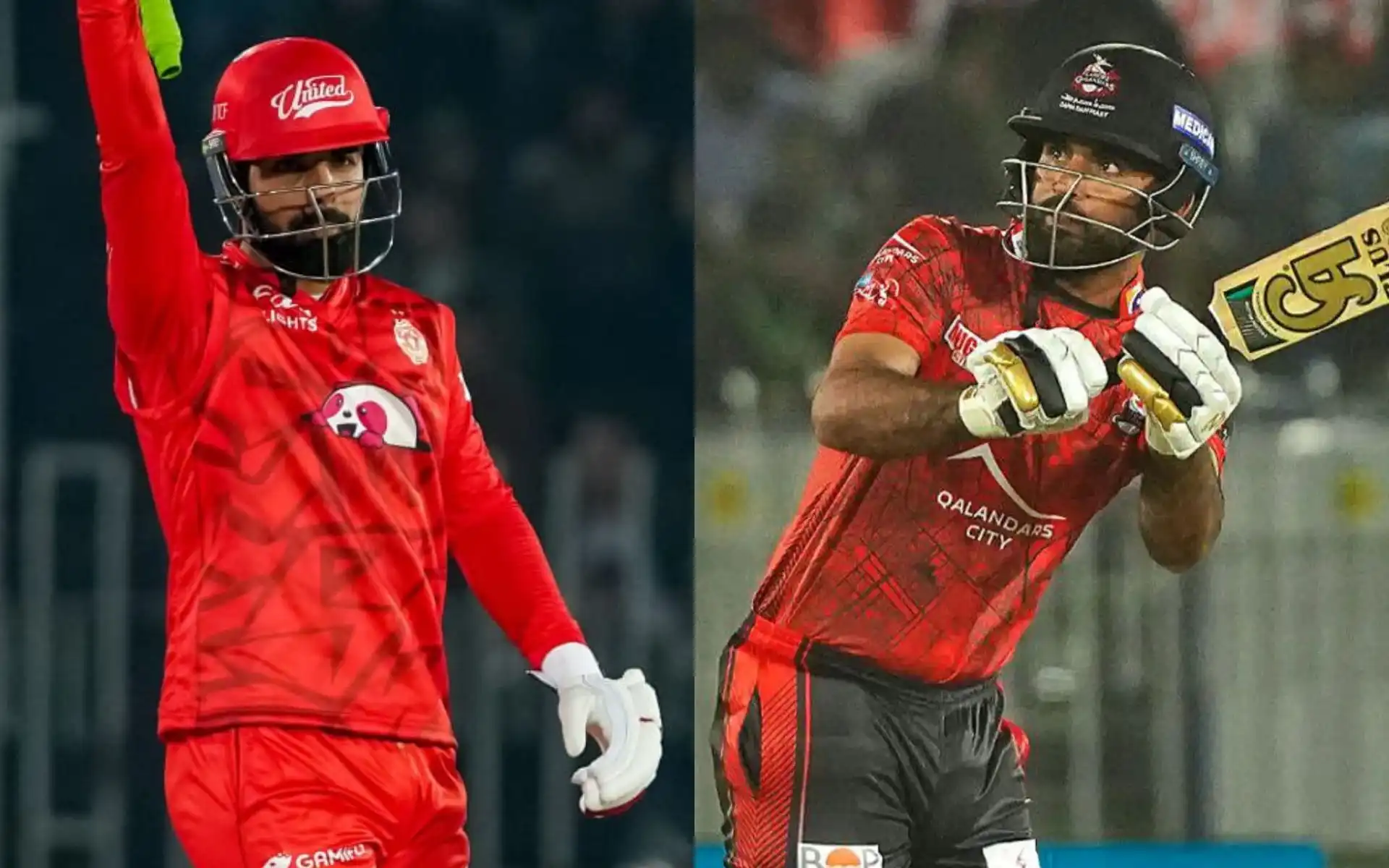 Shadab Khan and Fakhar Zaman will be in action. [Source - PSL/x.com]