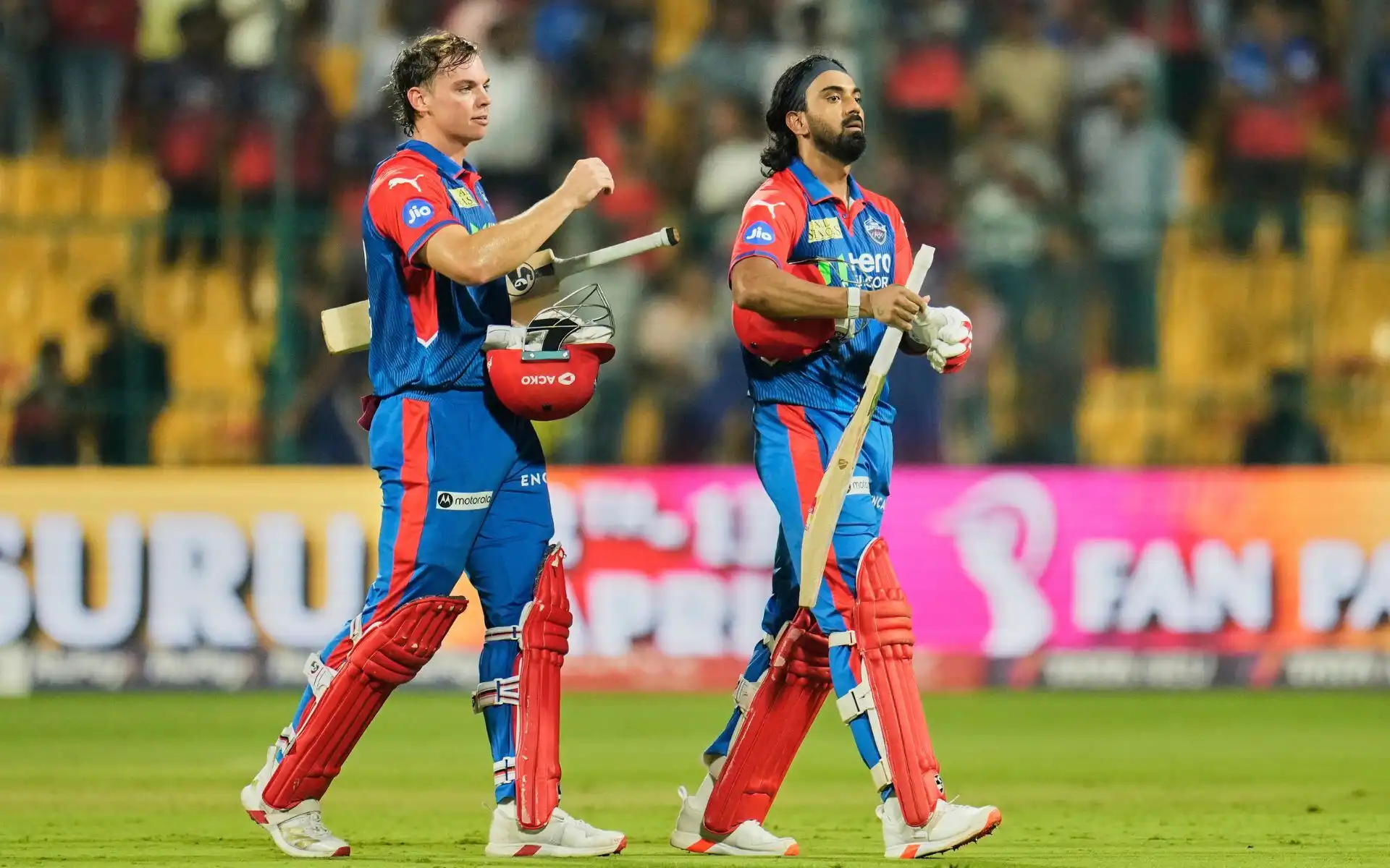 KL Rahul-Tristan Stubbs knits 111-run partnership for DC [Source: AP Photos]