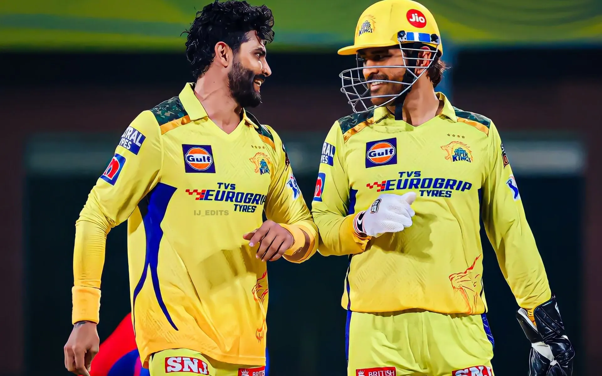 MS Dhoni and Jadeja - (Source : @Johns/X.com)