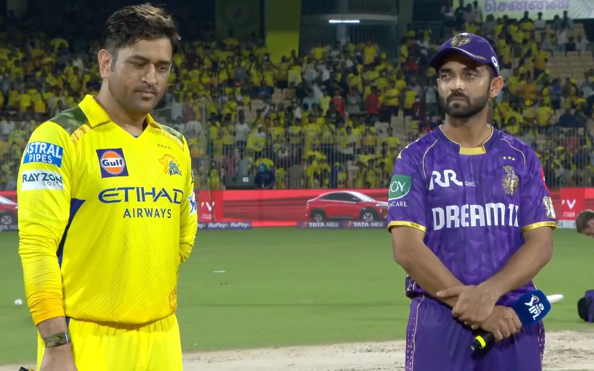 KKR Won the toss and opted to bowl [source: Jiohotstar]