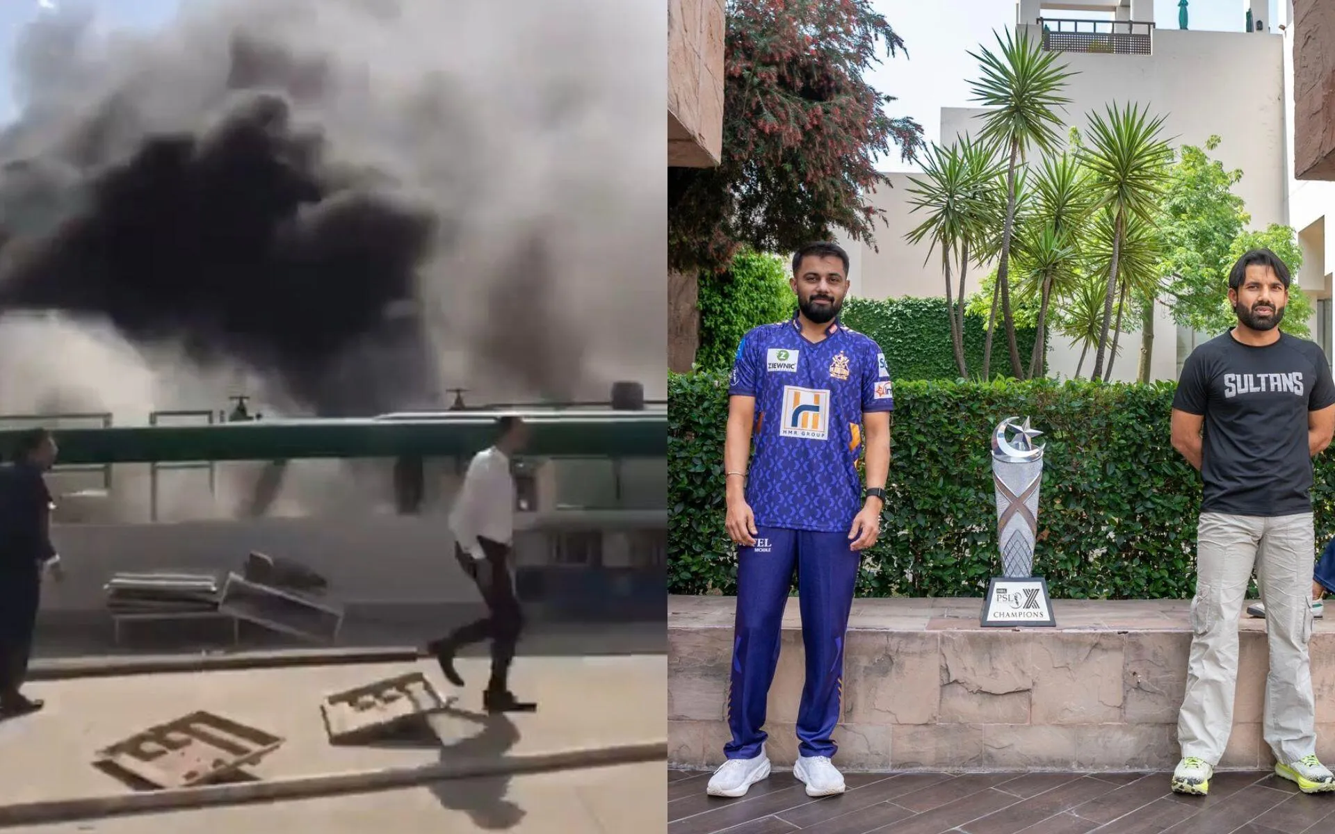 Islamabad hotel amidst PSL 2025 [Source: @iamqadirkhawaja, @thePSLt20/x]
