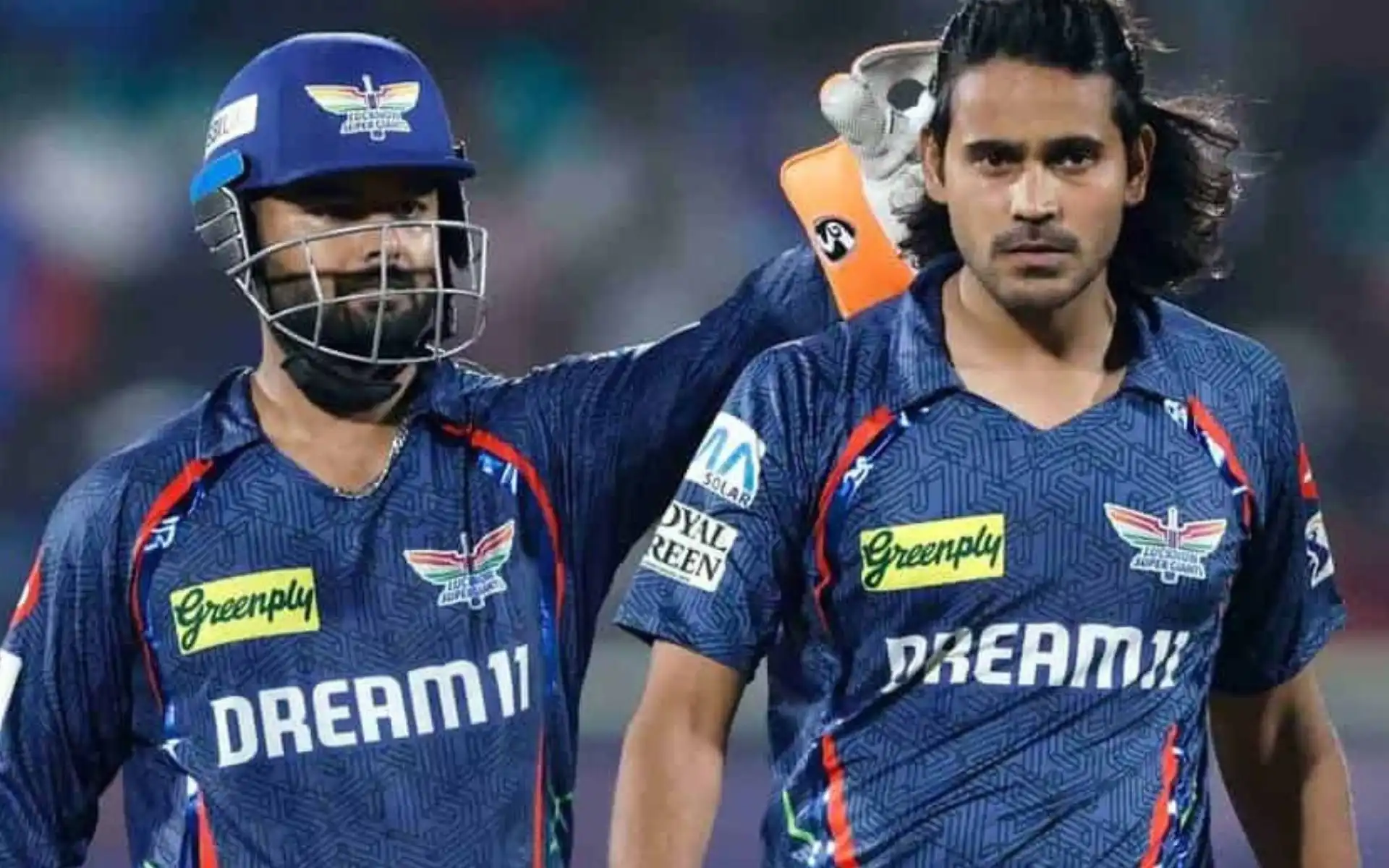 Rishabh Pant and Digvesh Rathi [Source: @harsh03443/x.com]