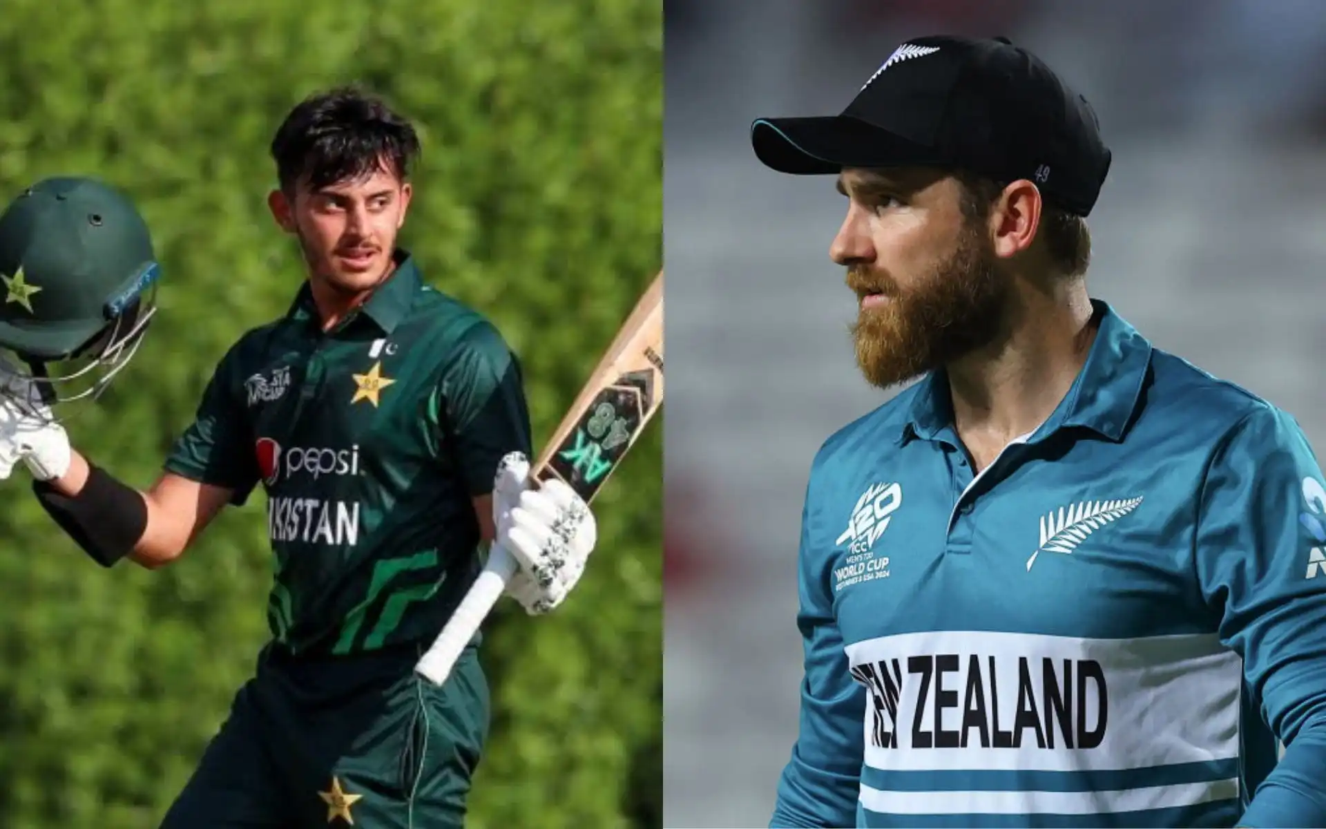 Saad Baig and Kane Williamson [Source: @iamAnthoni_/X]