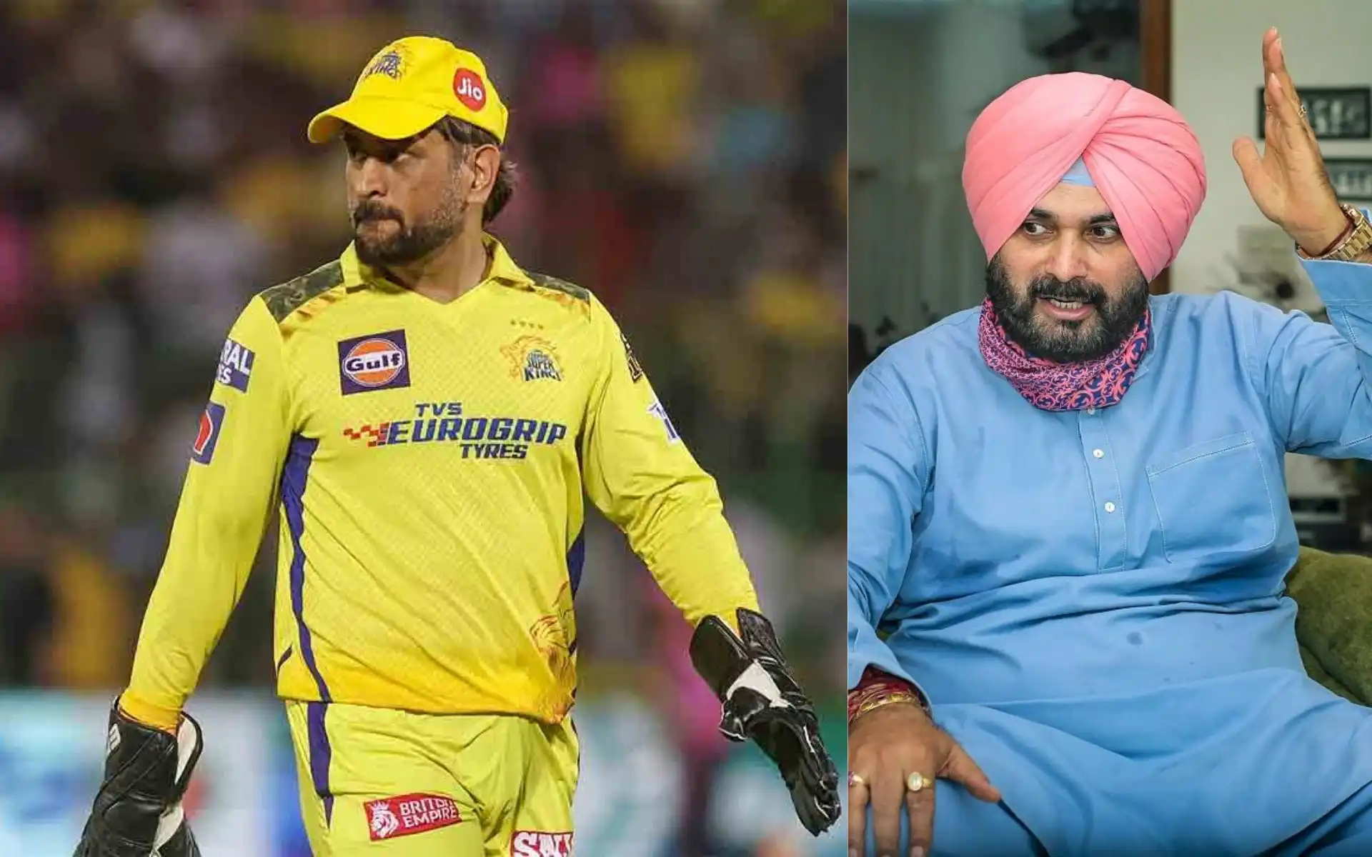Navjot Singh Sidhu on MS Dhoni (Source:@CricCrazyJohns,x.com)