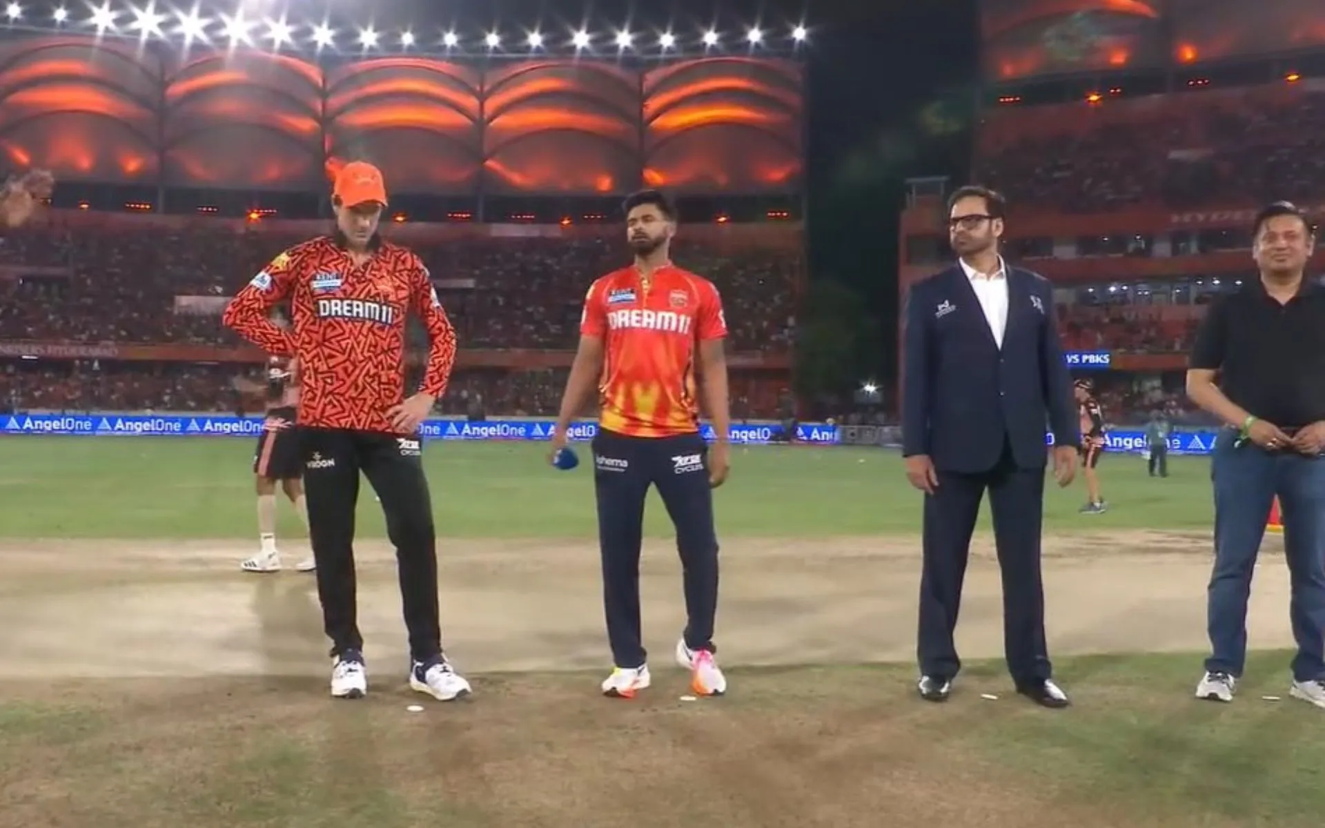 PBKS skipper Shreyas Iyer won the toss and elected to bat first (Source:@Sbettingmarkets,x.com)