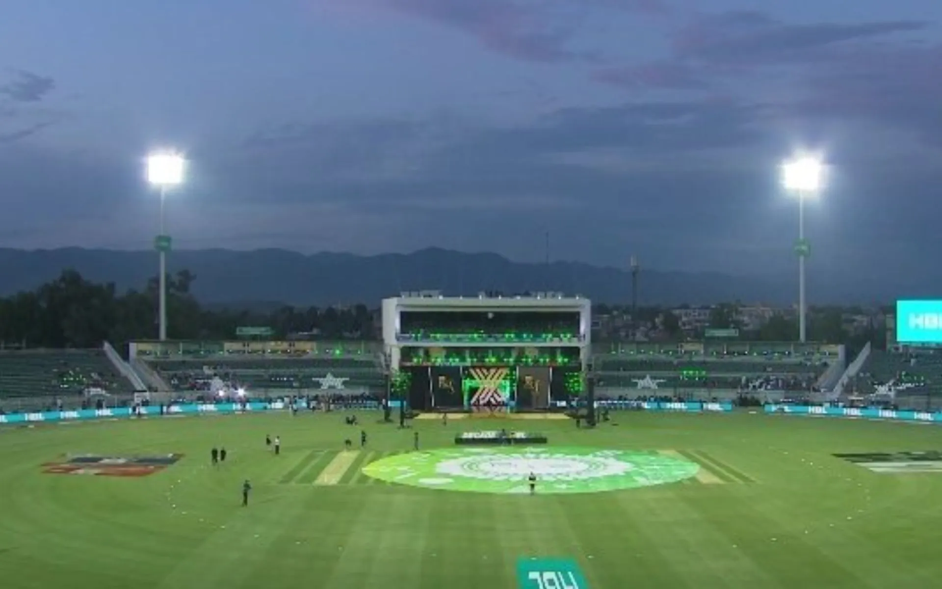 Rawalpindi stadium weather and pitch [Source: @ARazaRiz90/X.com]