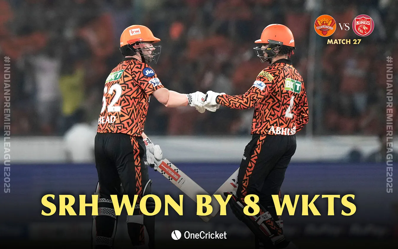 SRH won - (Onecricket)