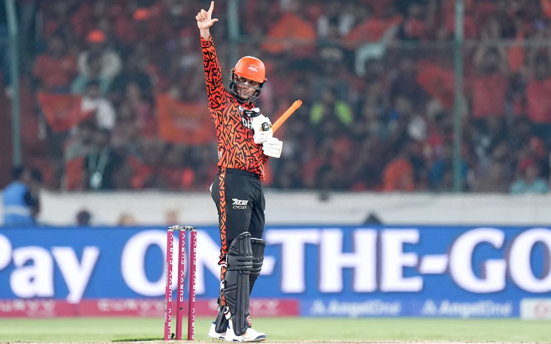 Abhishek Sharma in SRH vs PBKS (Source:AP)