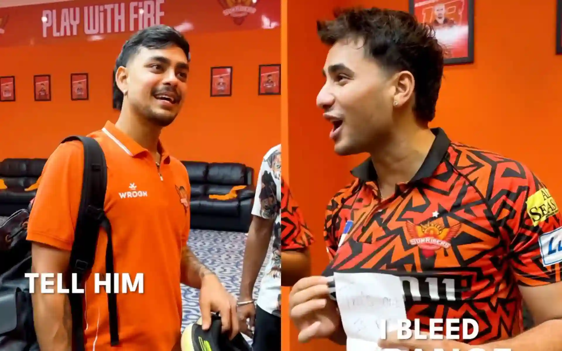 "Mera Khoon Orange Hai" Abhishek Sharma's Hilarious Banter With Kishan Over Paper Chit
